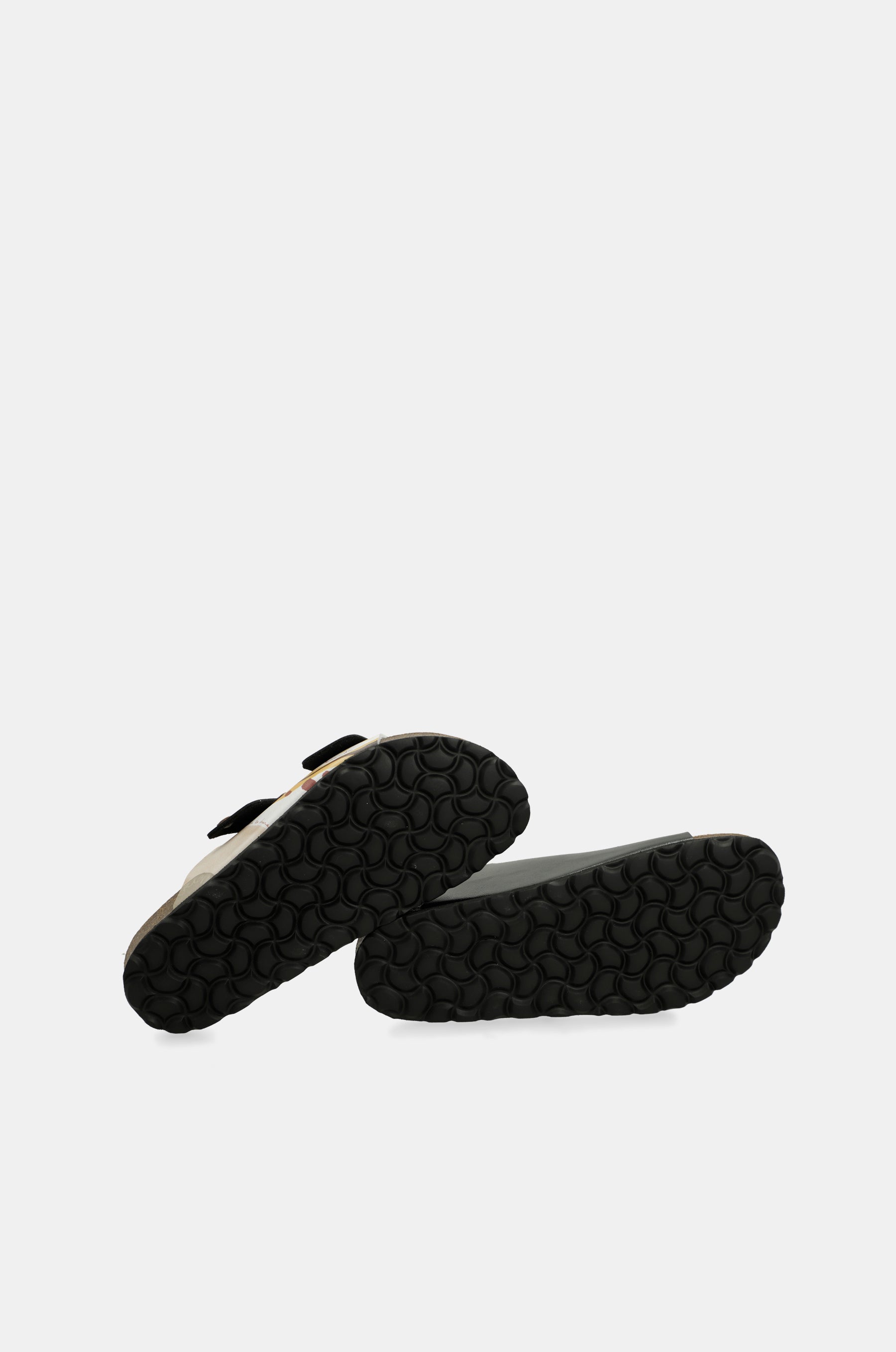 Sandali bio multicolore neri