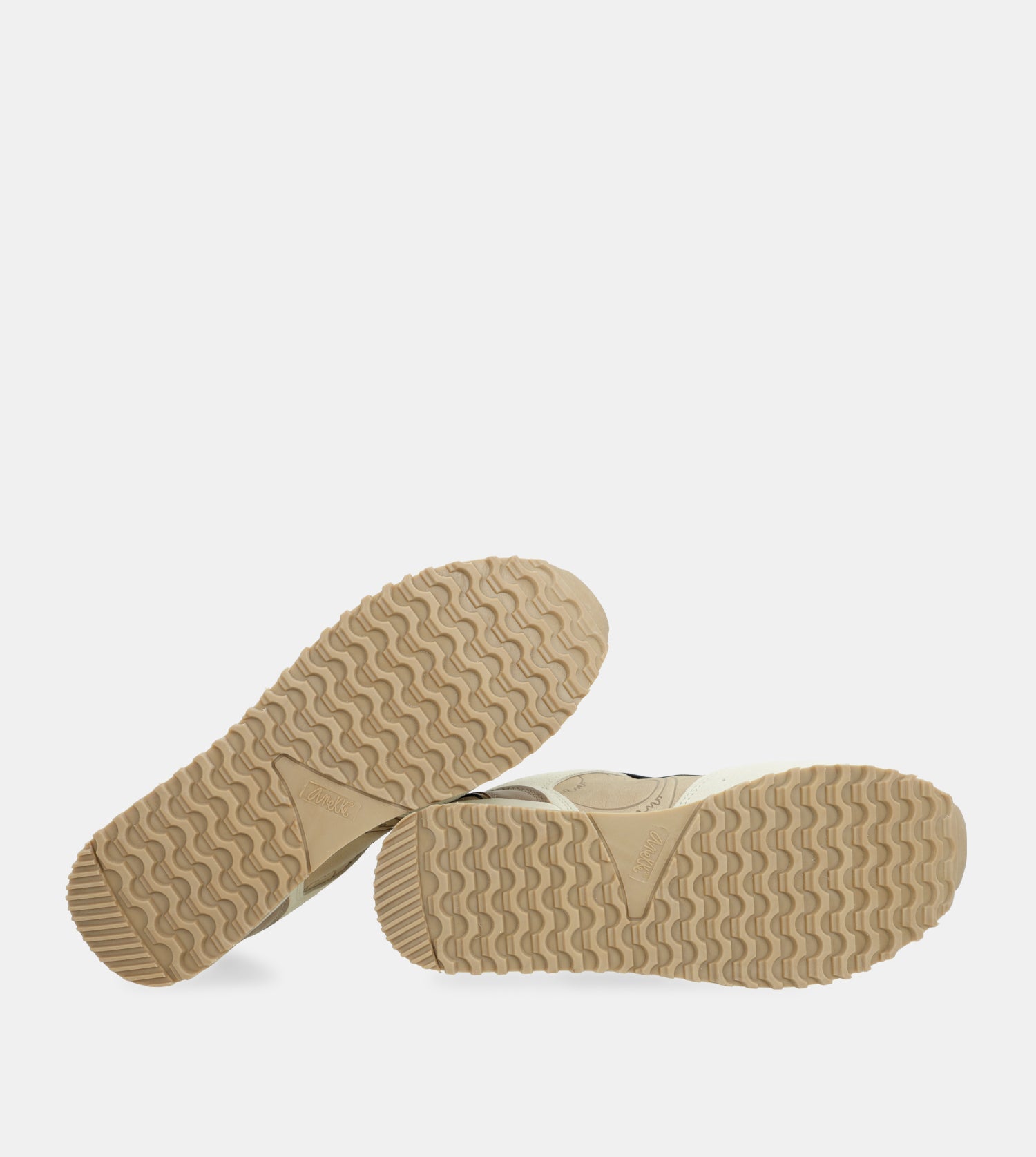 Sneakers piattaforma beige