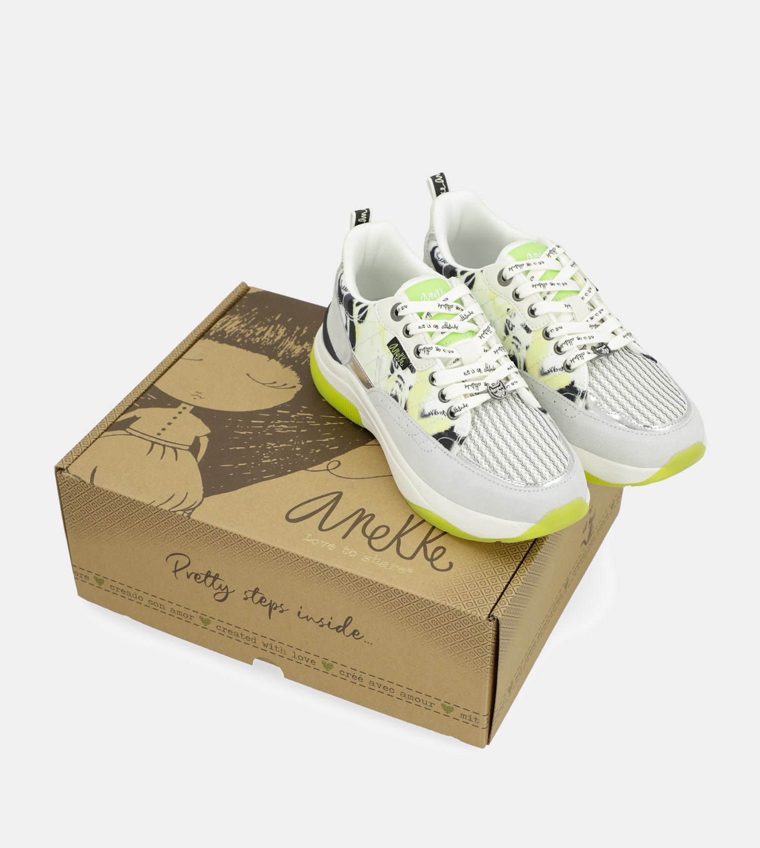 Scarpe sportive bianche Nature Towanda