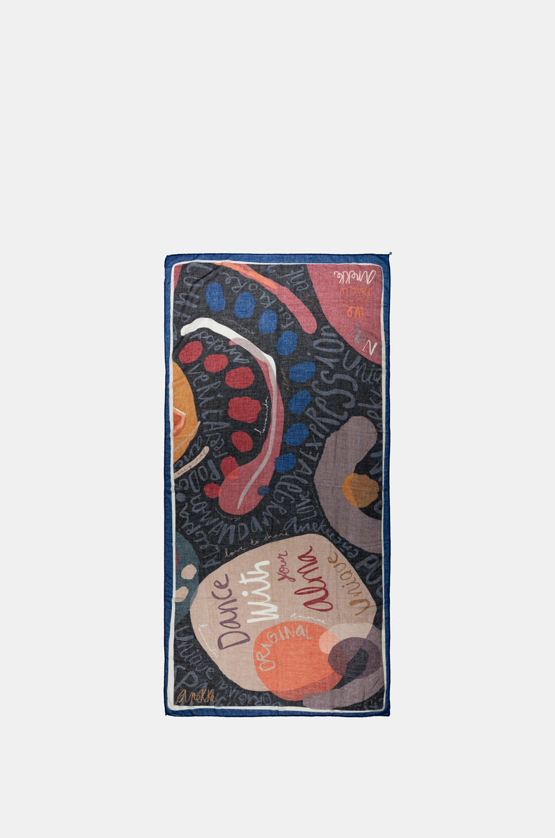 Sciarpa multicolore Alma