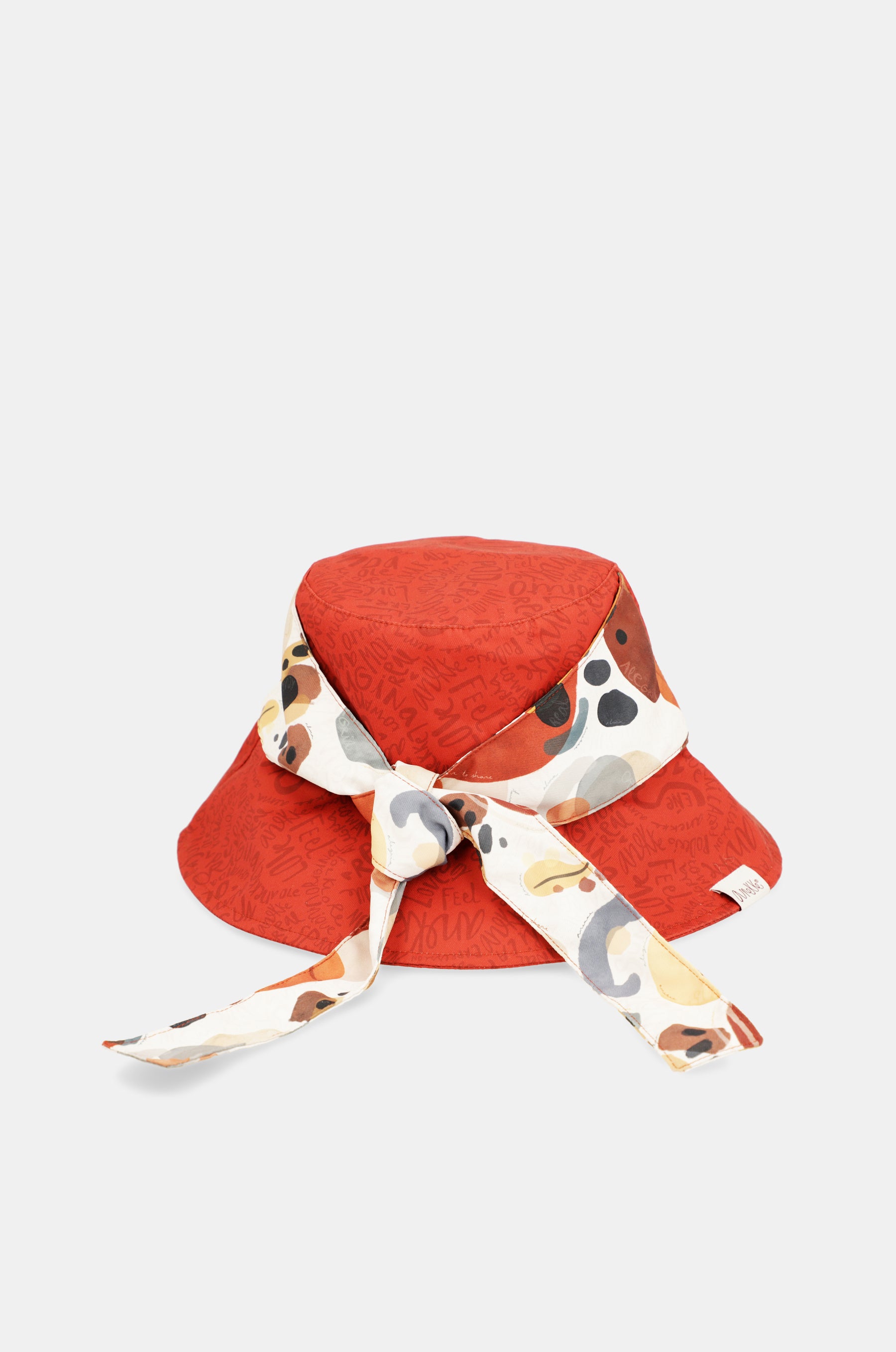 Cappello a secchiello rosso