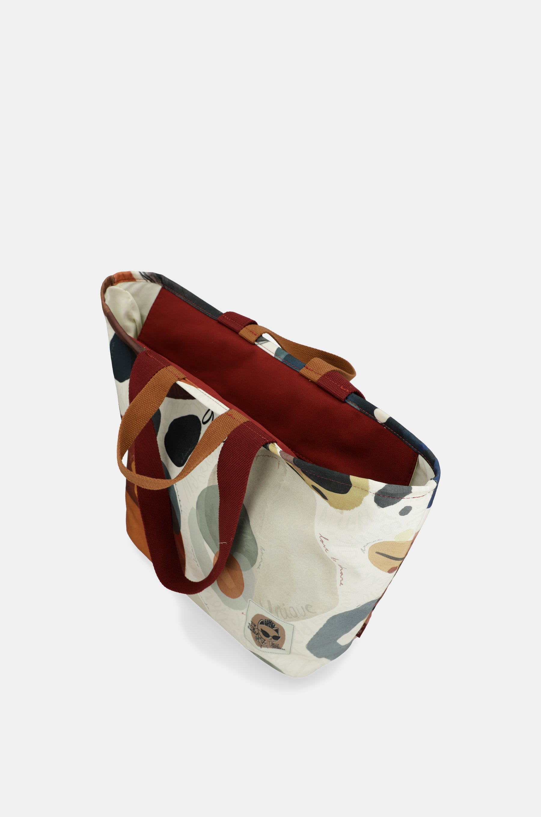 Borsa A Tracolla Da Spiaggia Leggera Con Cerniera, Stampa Multicolore, Capiente E Impermeabile, Taglia Media