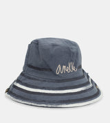 Cappello a secchiello blu