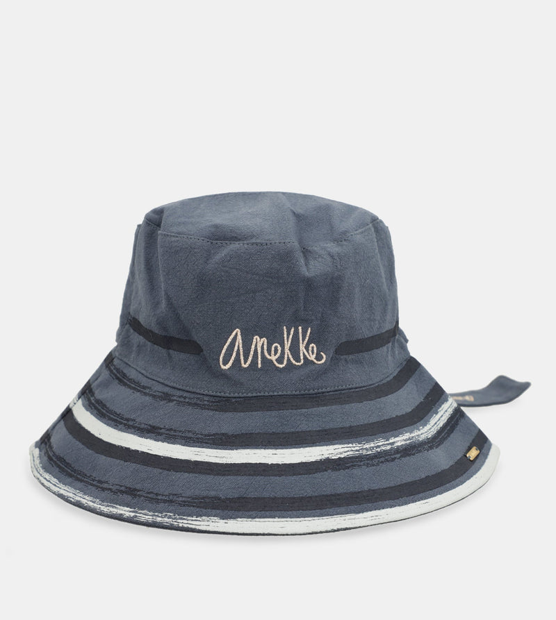 Cappello a secchiello blu