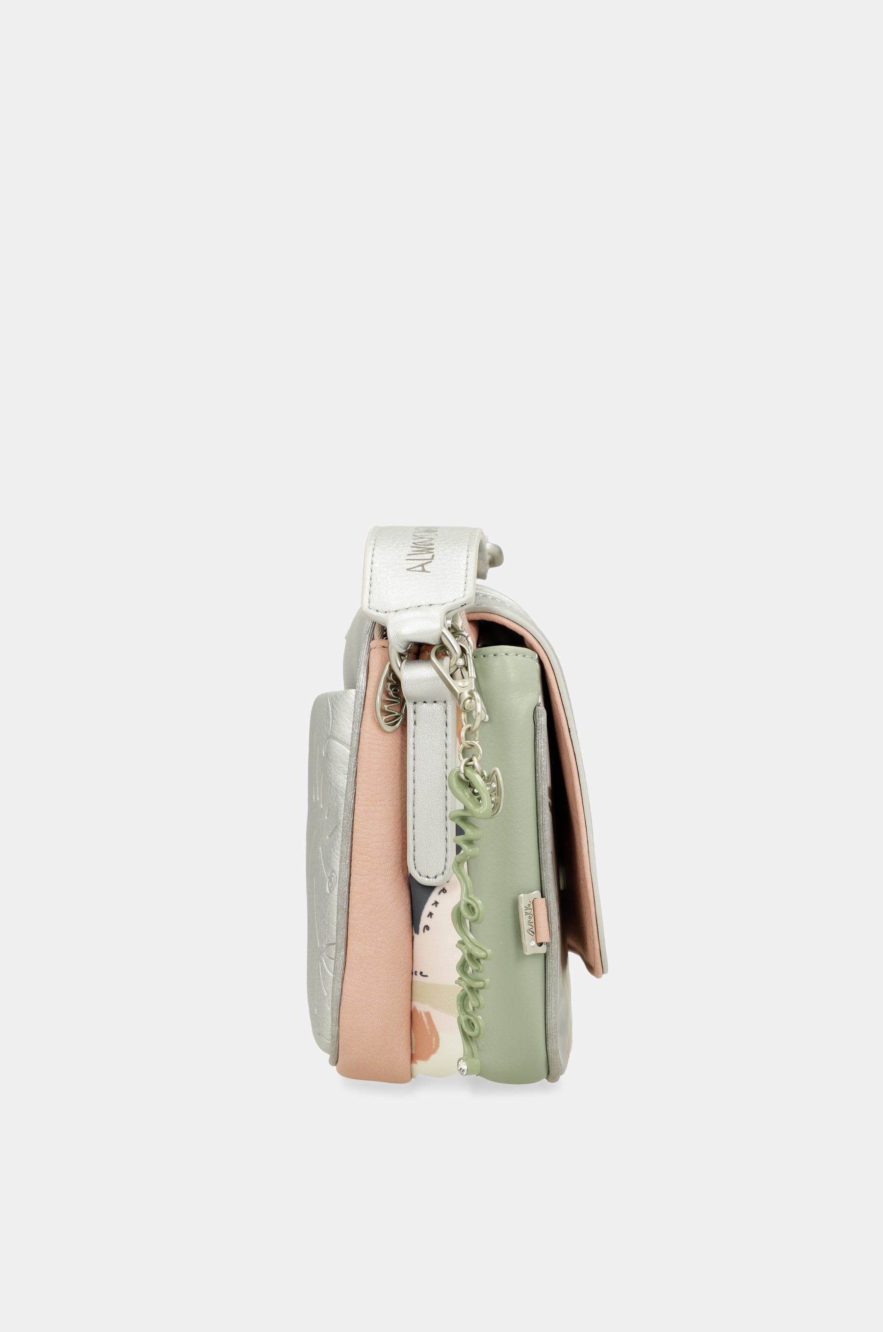 Borsa a tracolla Alma con patta ovale