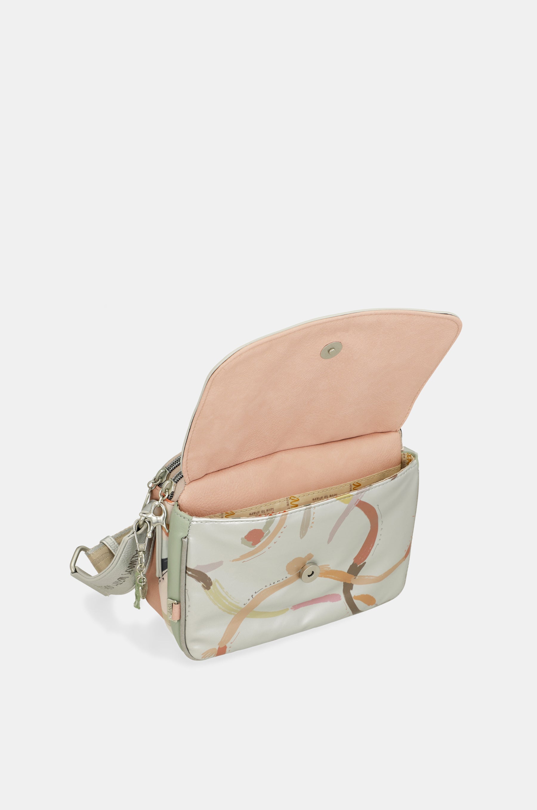 Borsa a tracolla Alma con patta ovale