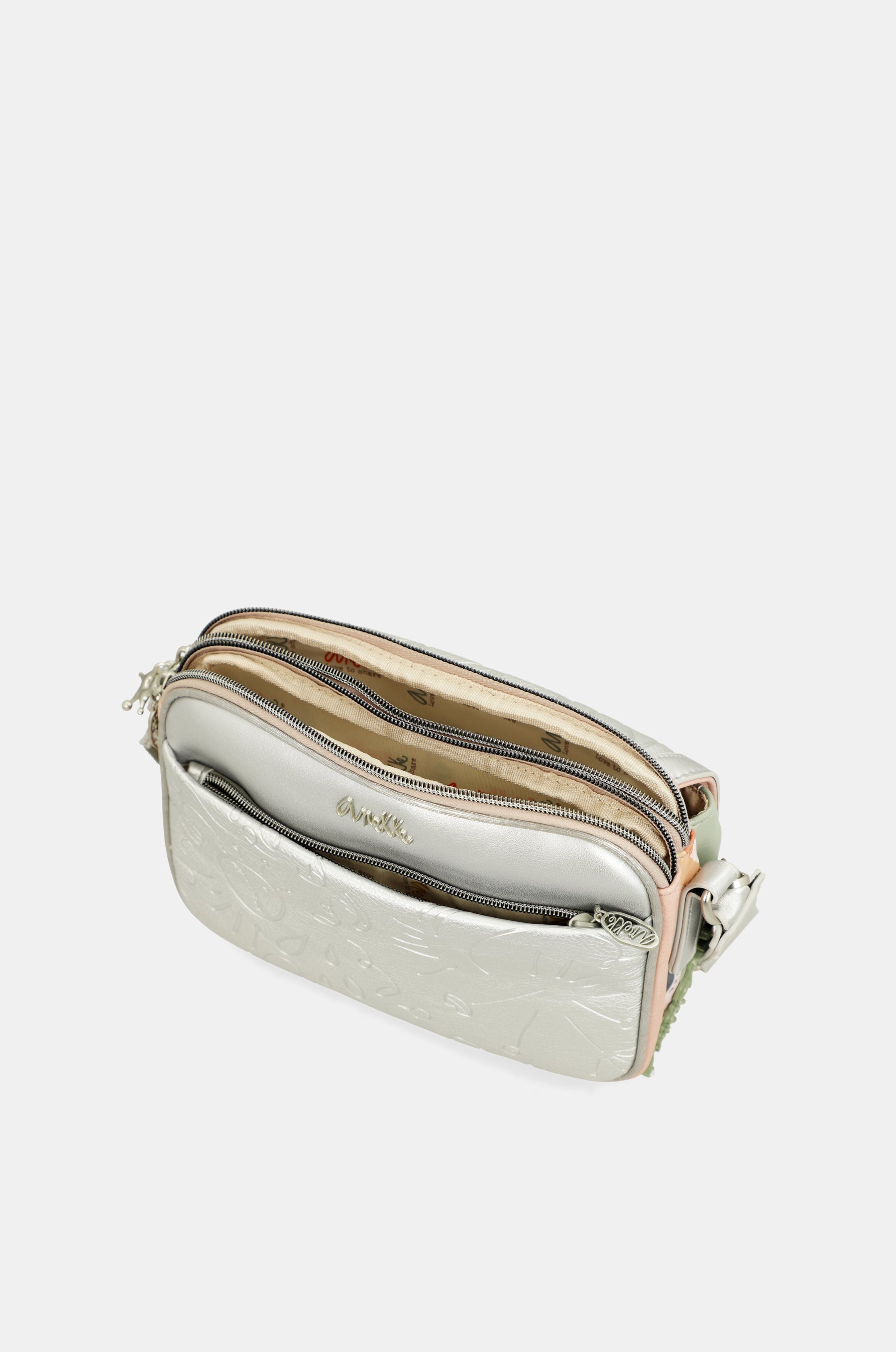 Borsa a tracolla Alma con patta ovale