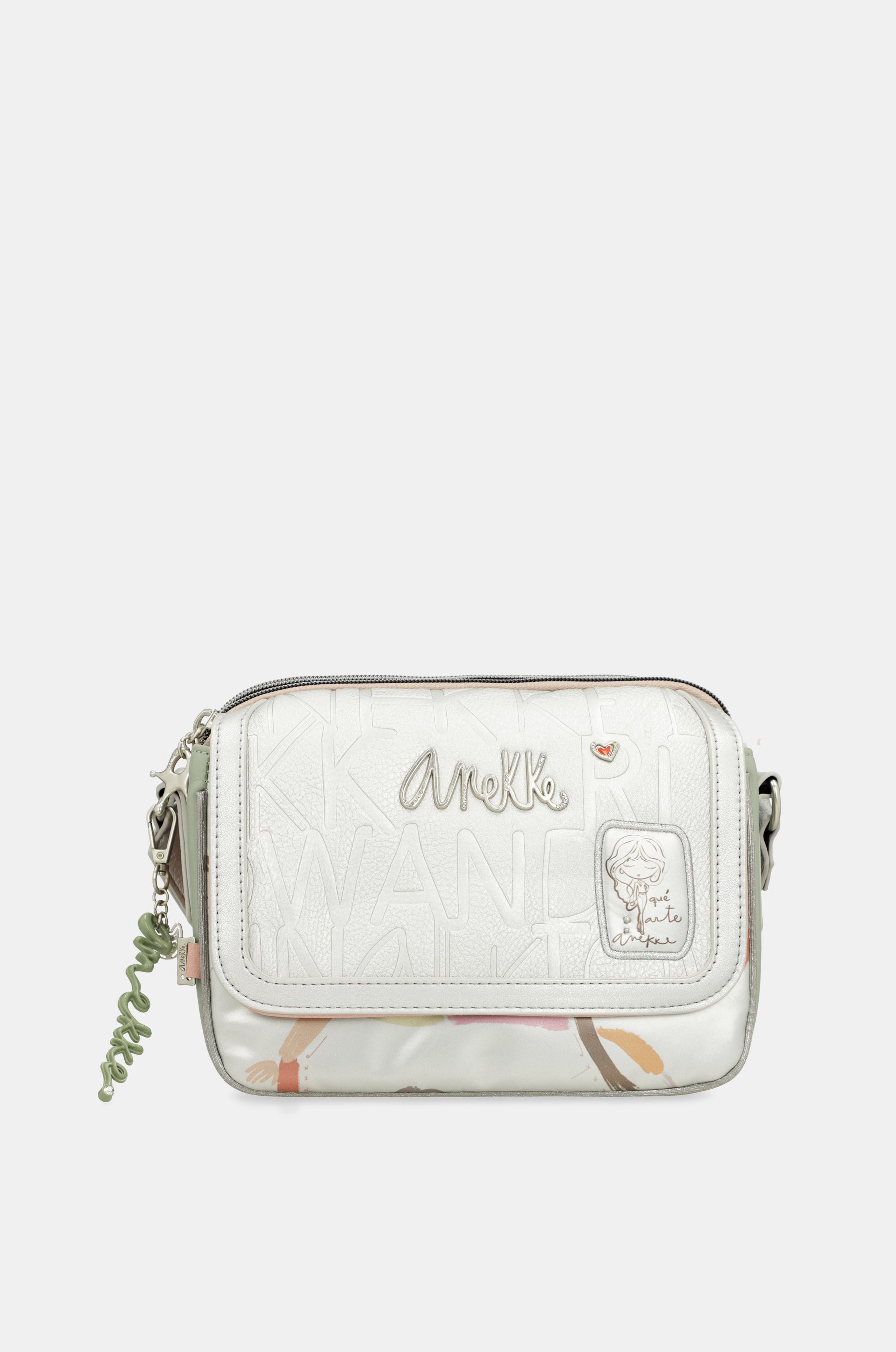Borsa a tracolla Alma con patta ovale