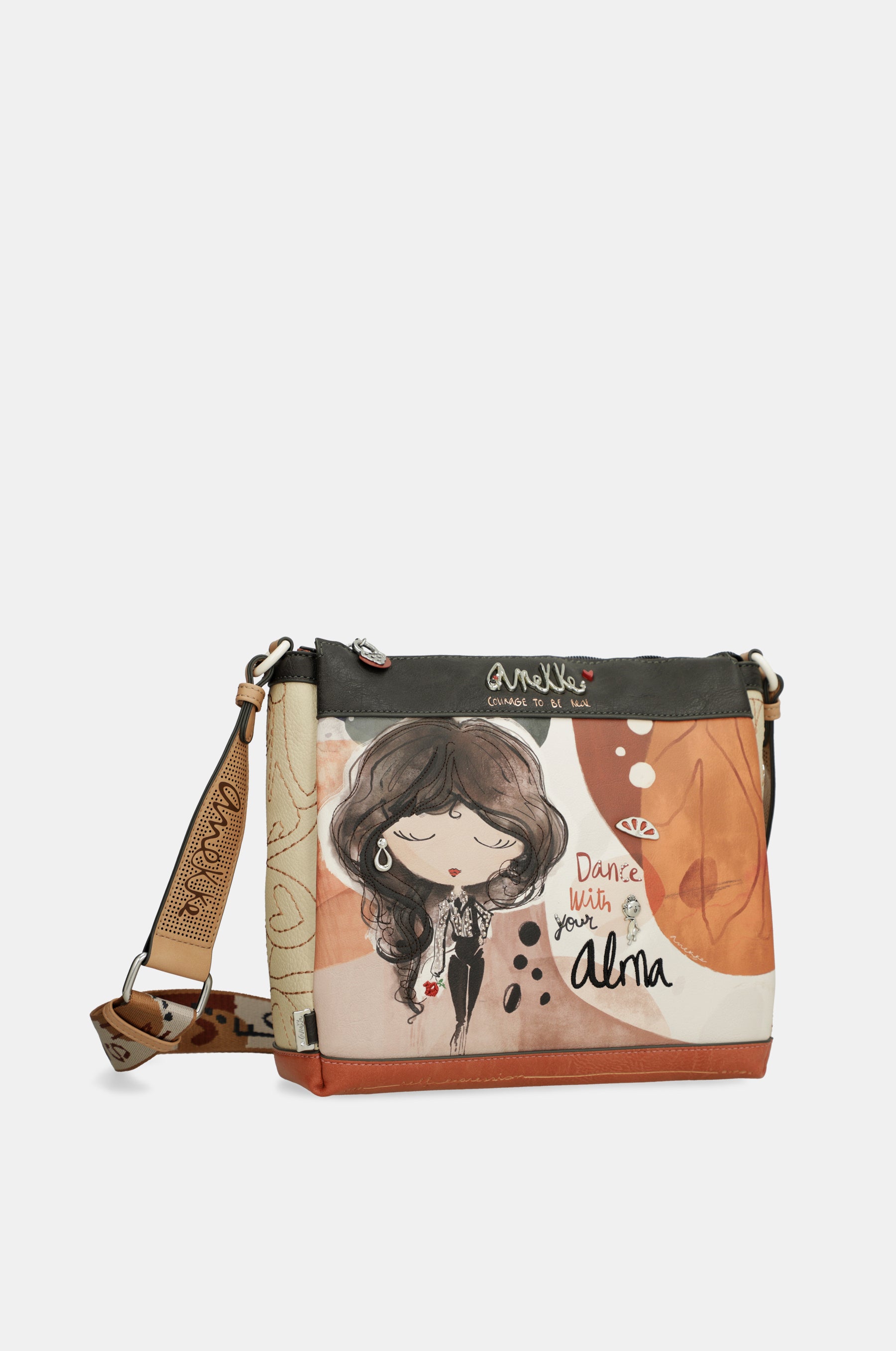 Borsa a tracolla Alma 3 scomparti