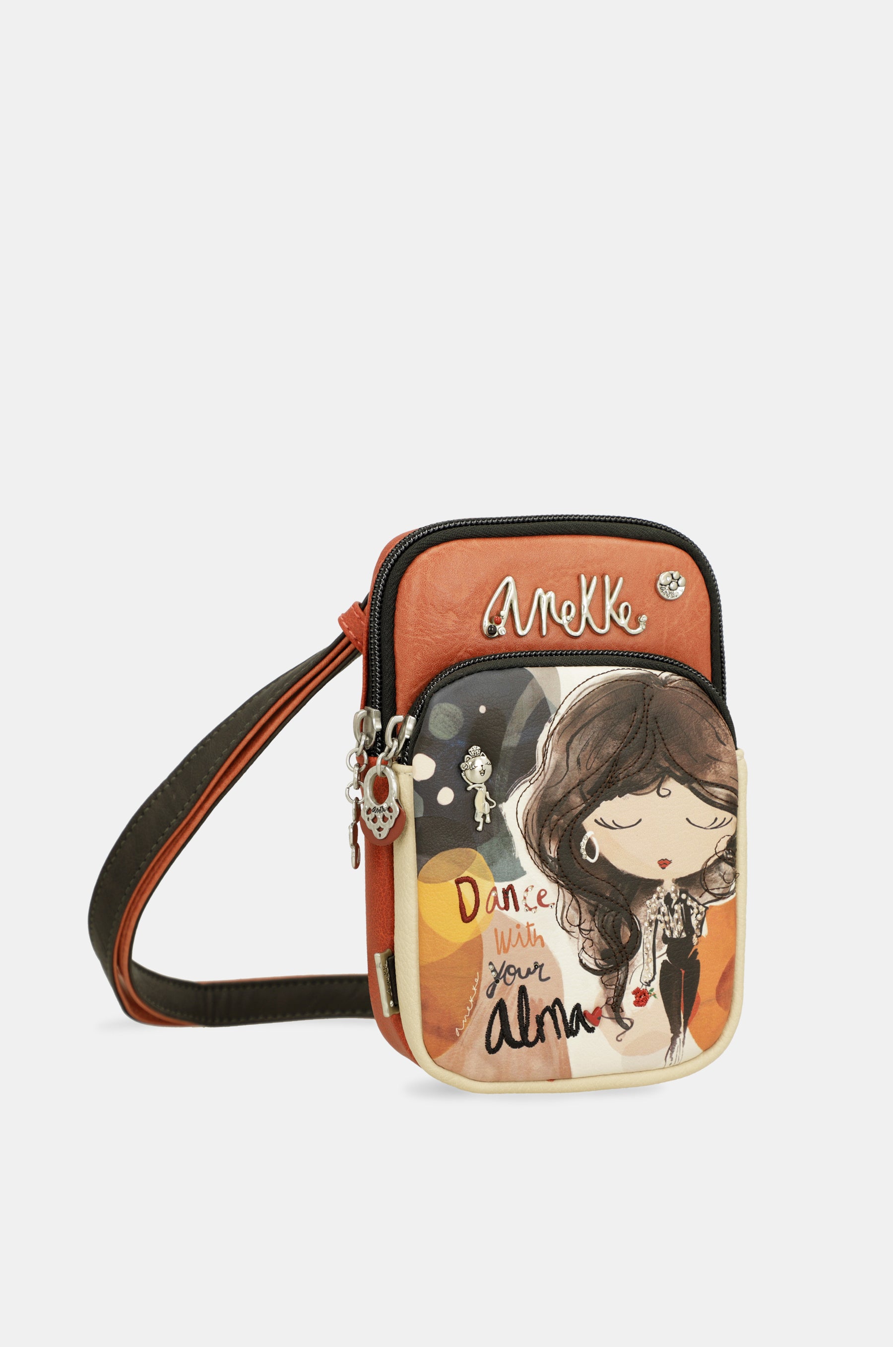 Mini borsa a tracolla Alma con tasca