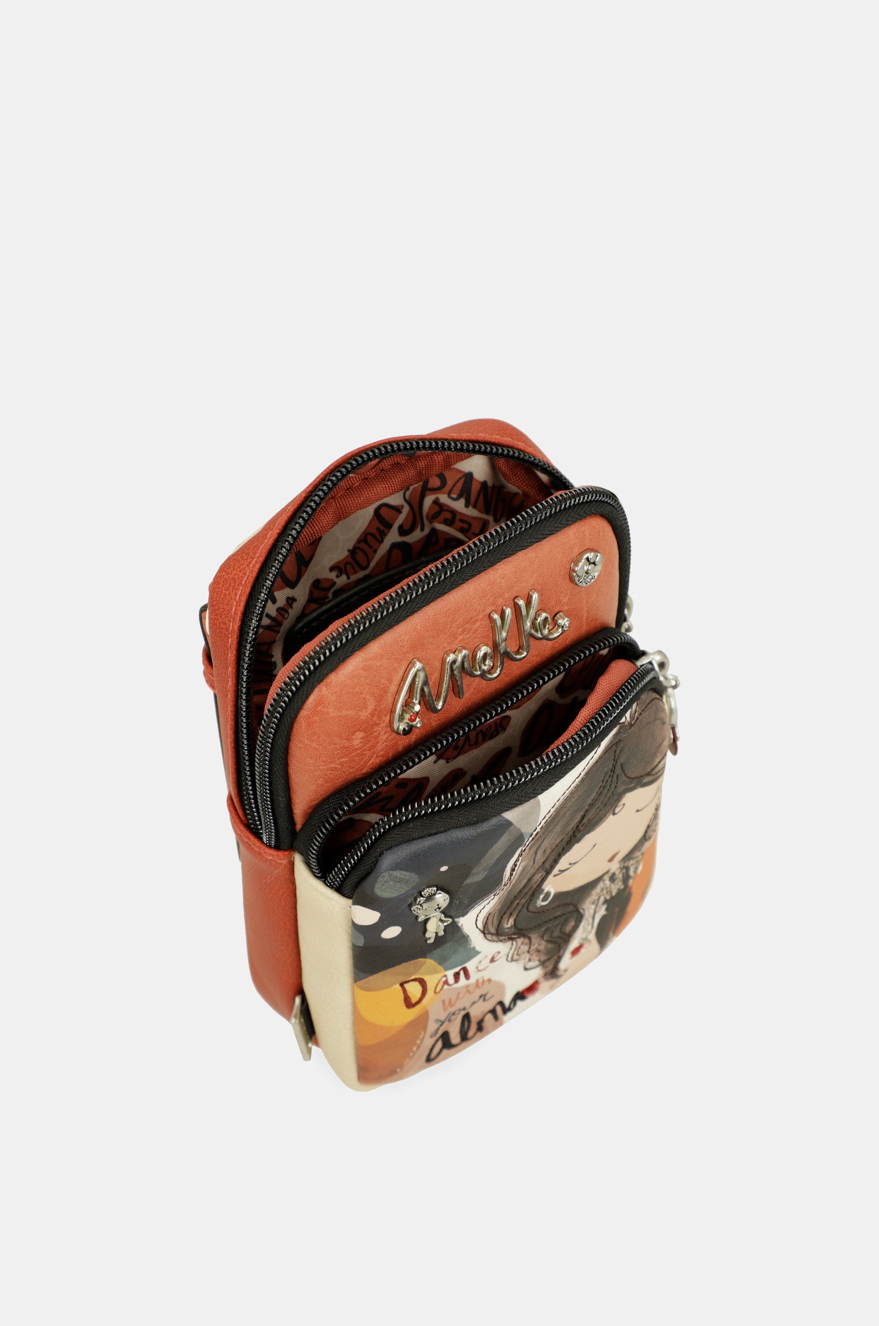 Mini borsa a tracolla Alma con tasca