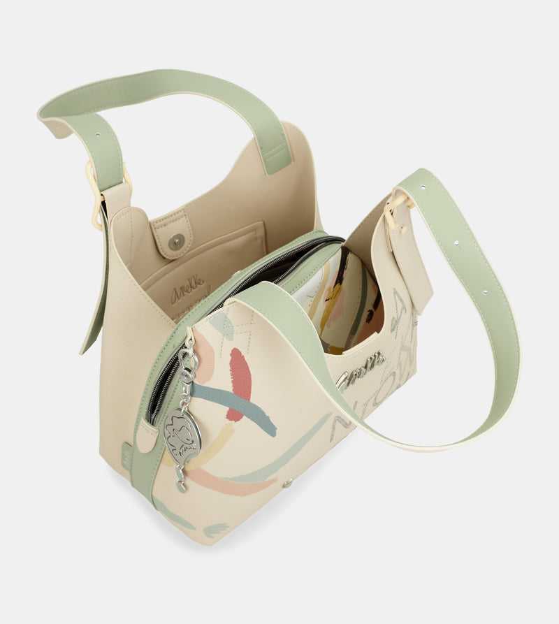 Borsa a tracolla Alma con 2 manici