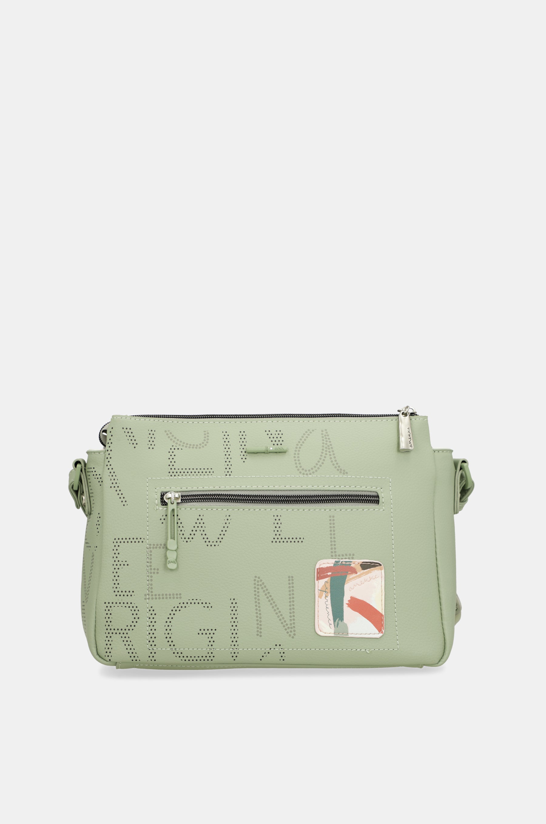 Borsa a tracolla stampata Alma 3 scomparti
