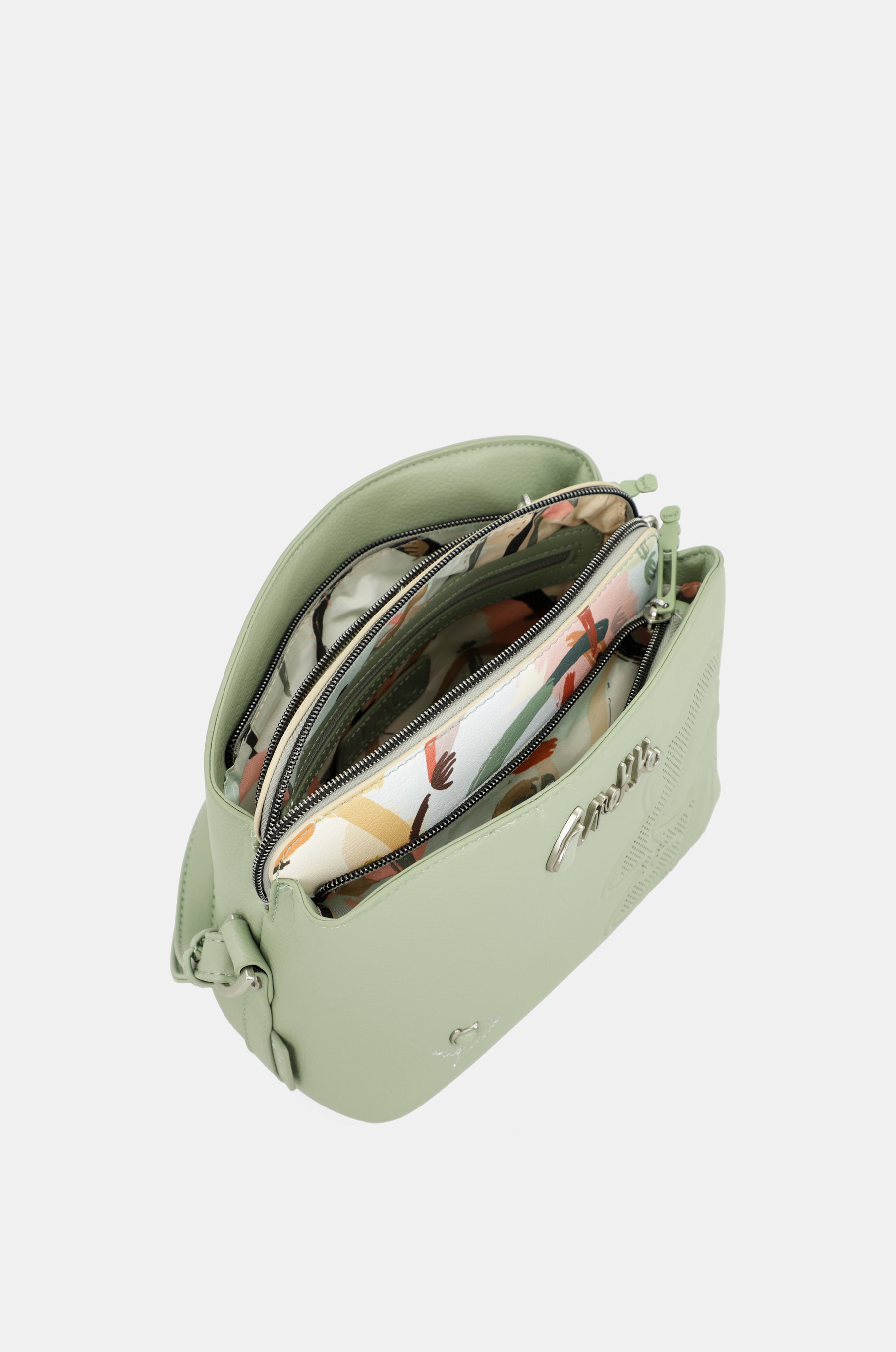 Borsa a tracolla Alma media 3 scomparti