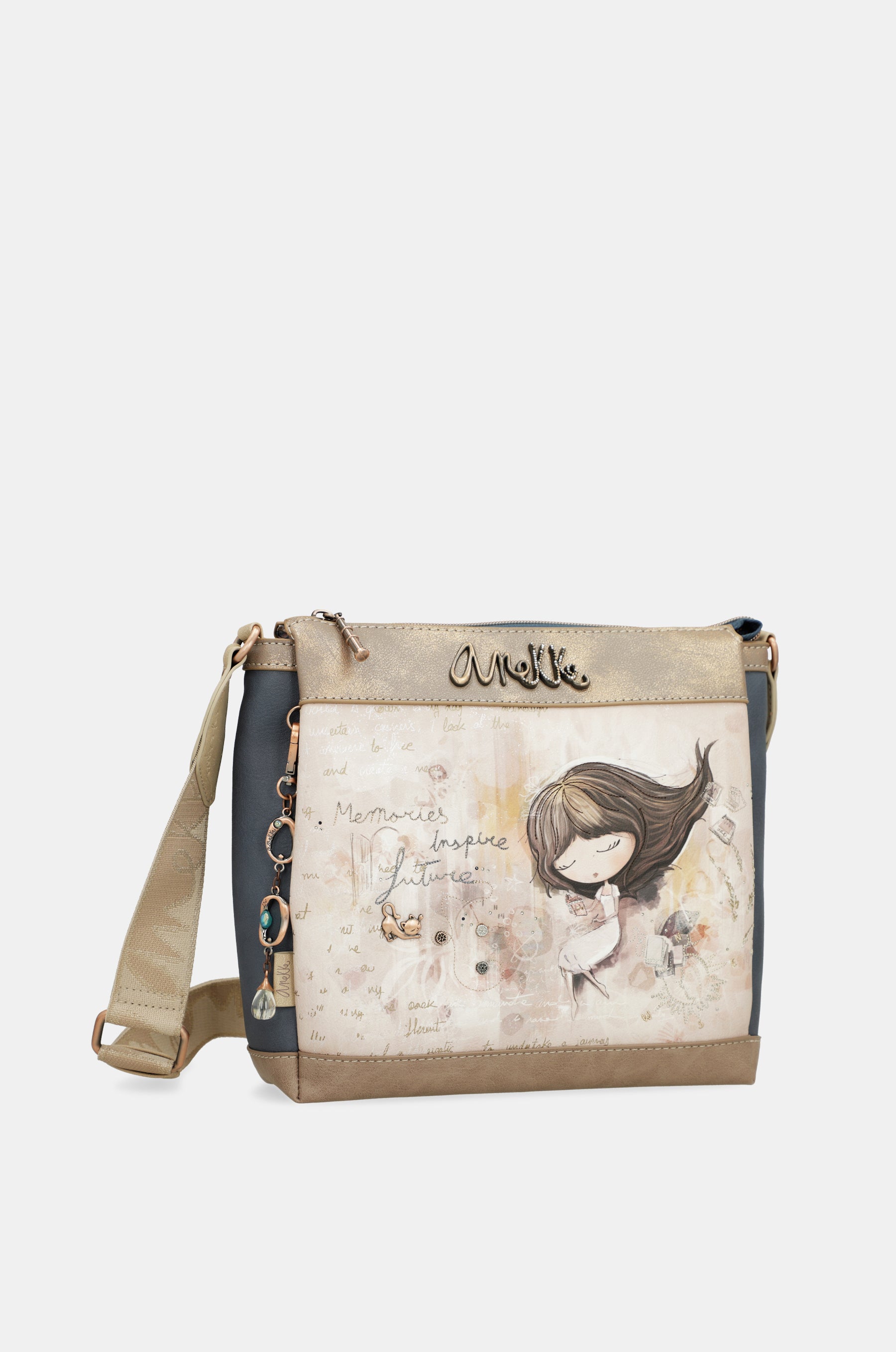 Borsa a tracolla Memories a 3 scomparti