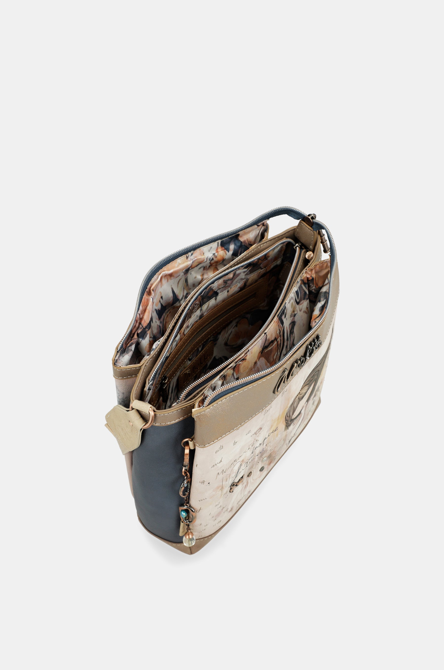 Borsa a tracolla Memories a 3 scomparti