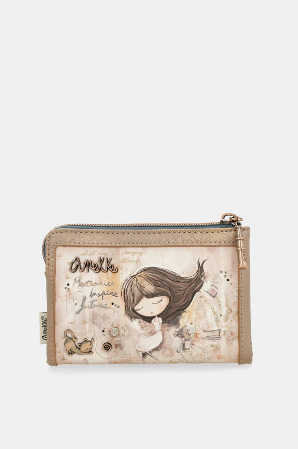 Portafoglio medio flessibile con memorie RFID