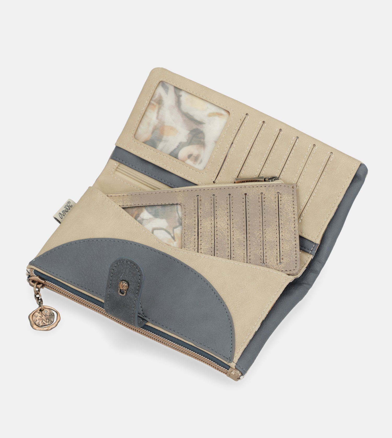 Portafoglio grande e flessibile Memories RFID