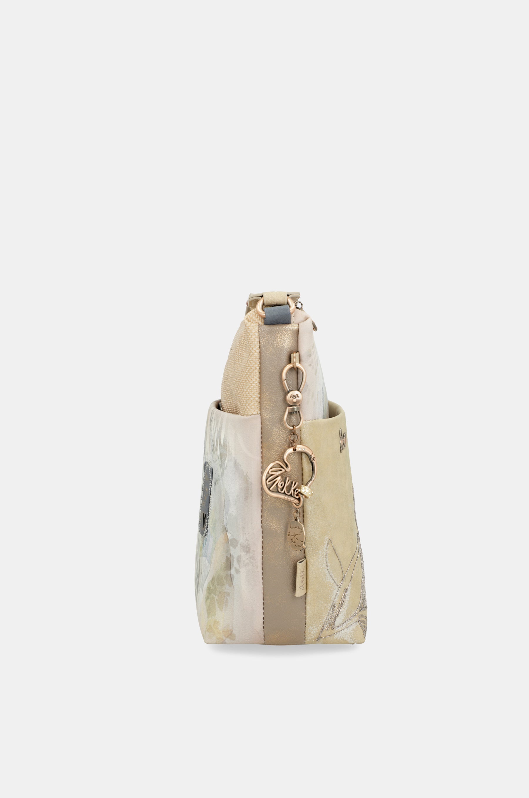 Borsa a tracolla grande Memories con tasca frontale