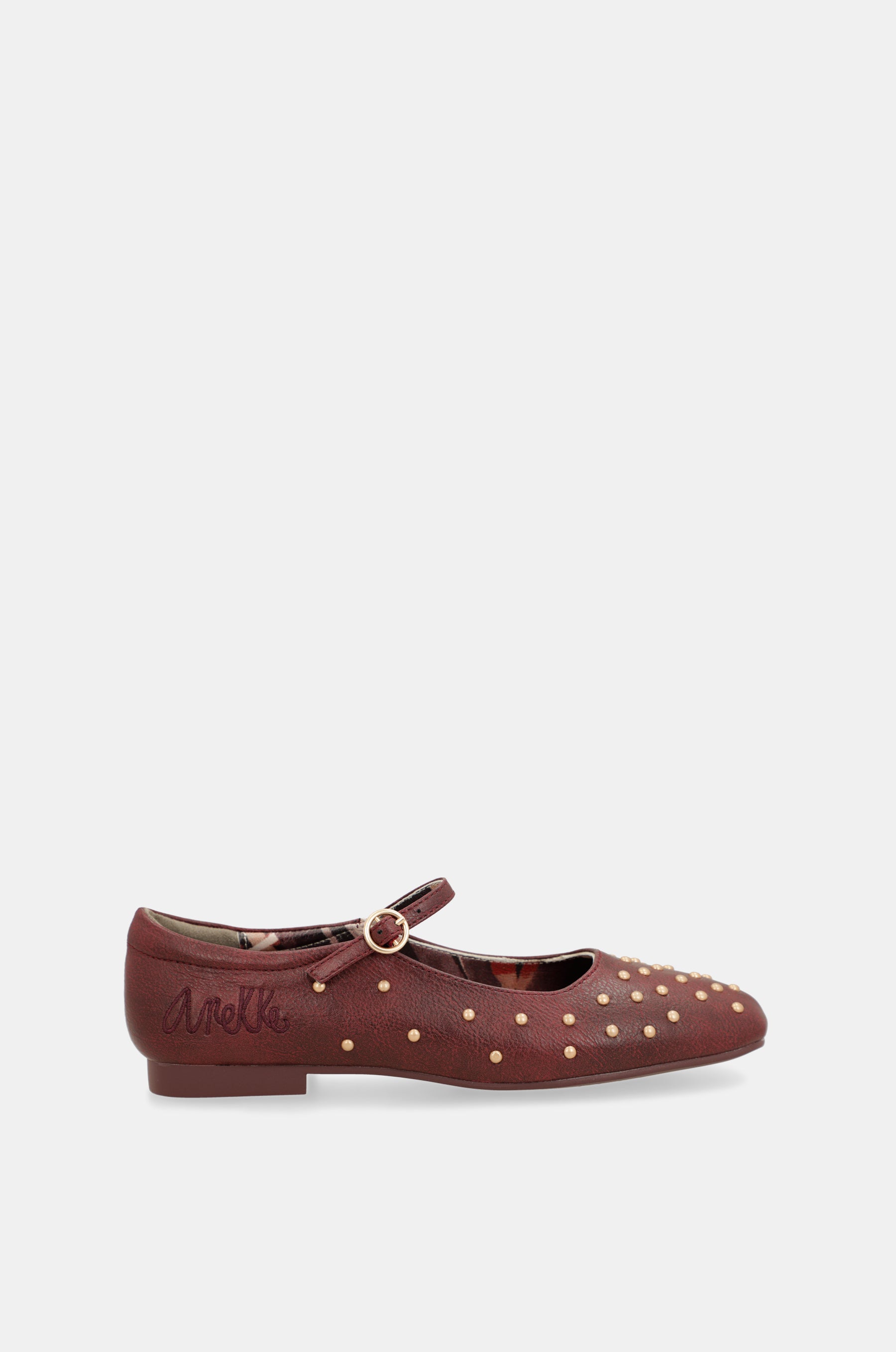 Ballerine ornamenti bordeaux