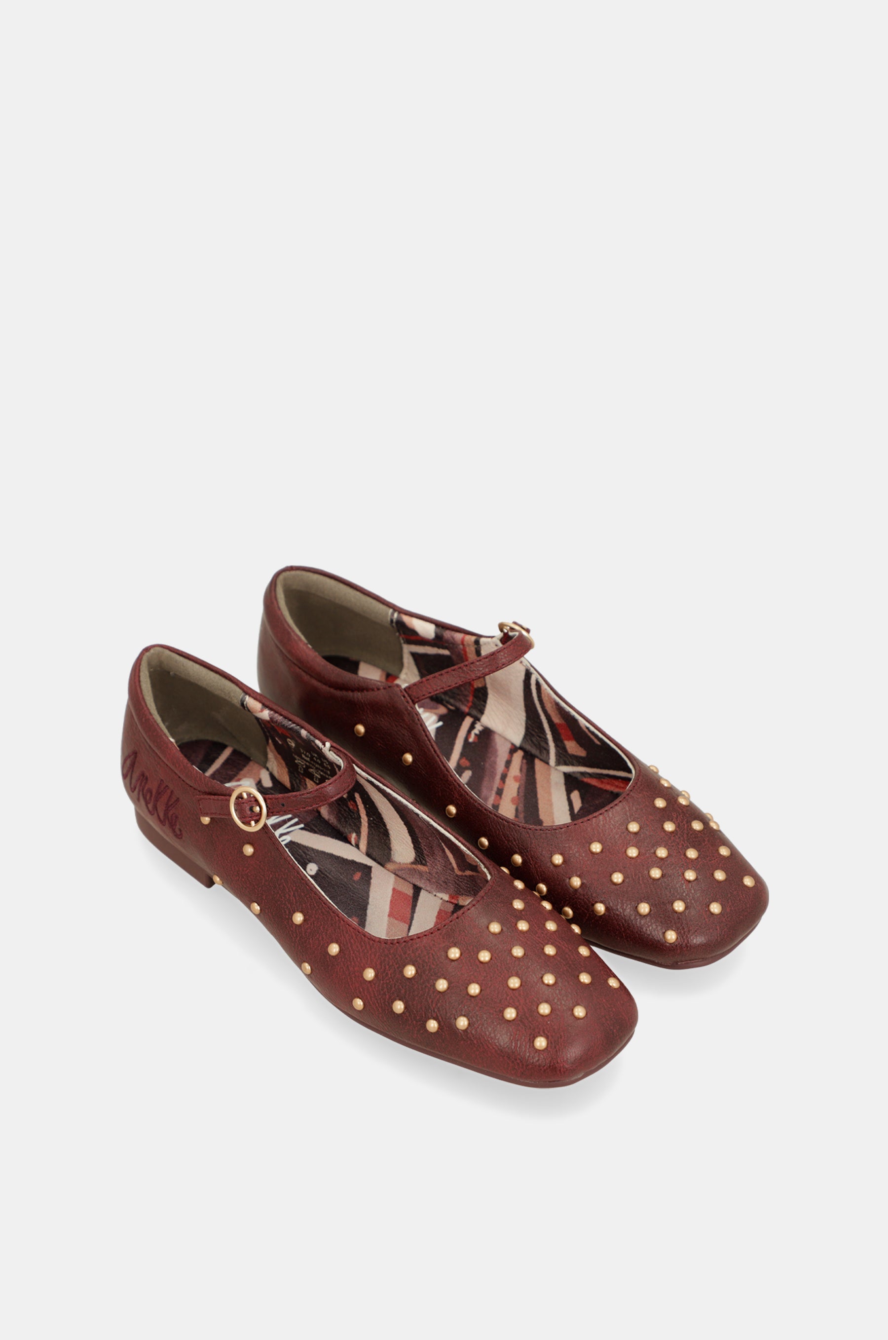 Ballerine ornamenti bordeaux