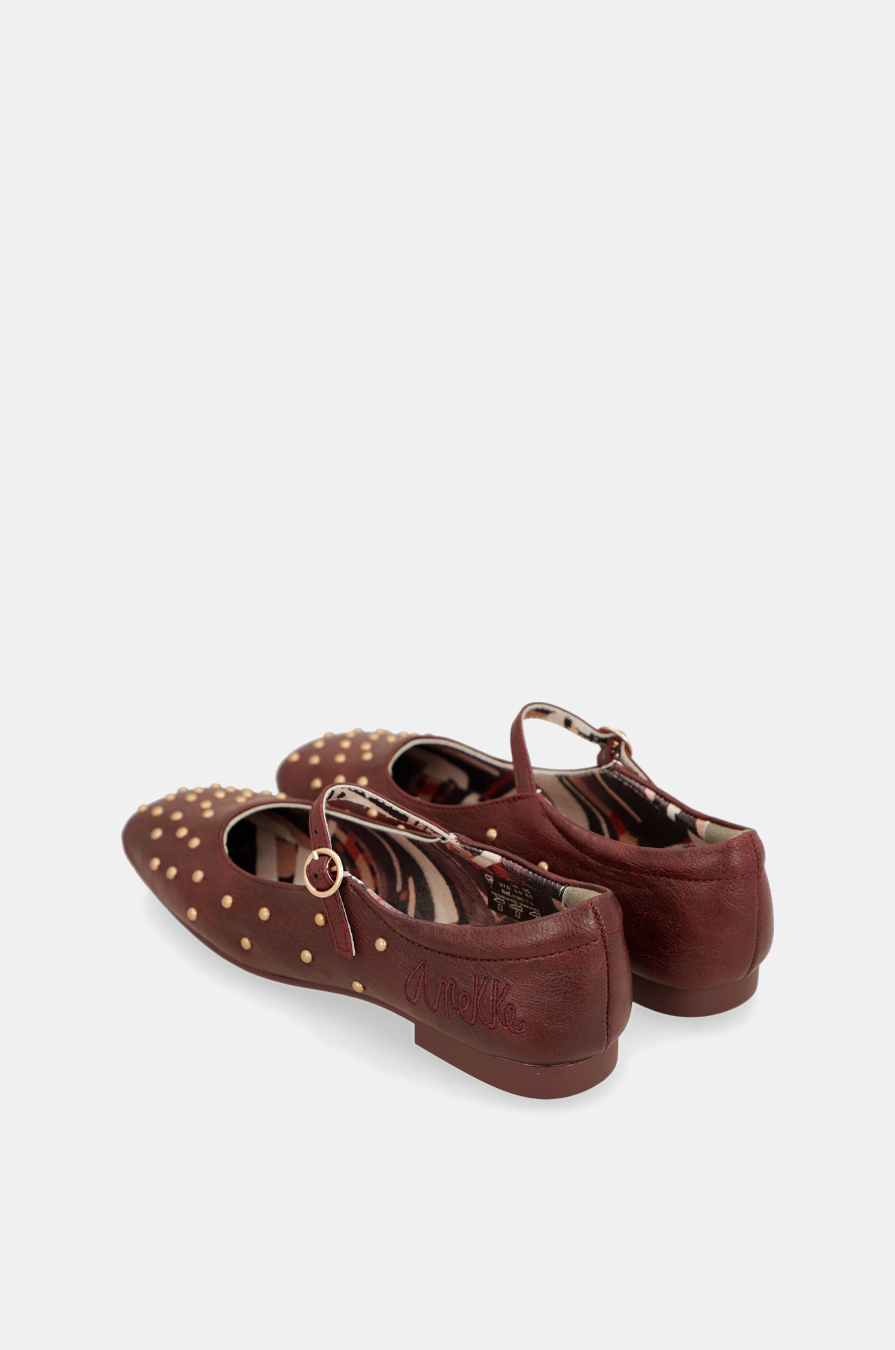 Ballerine ornamenti bordeaux