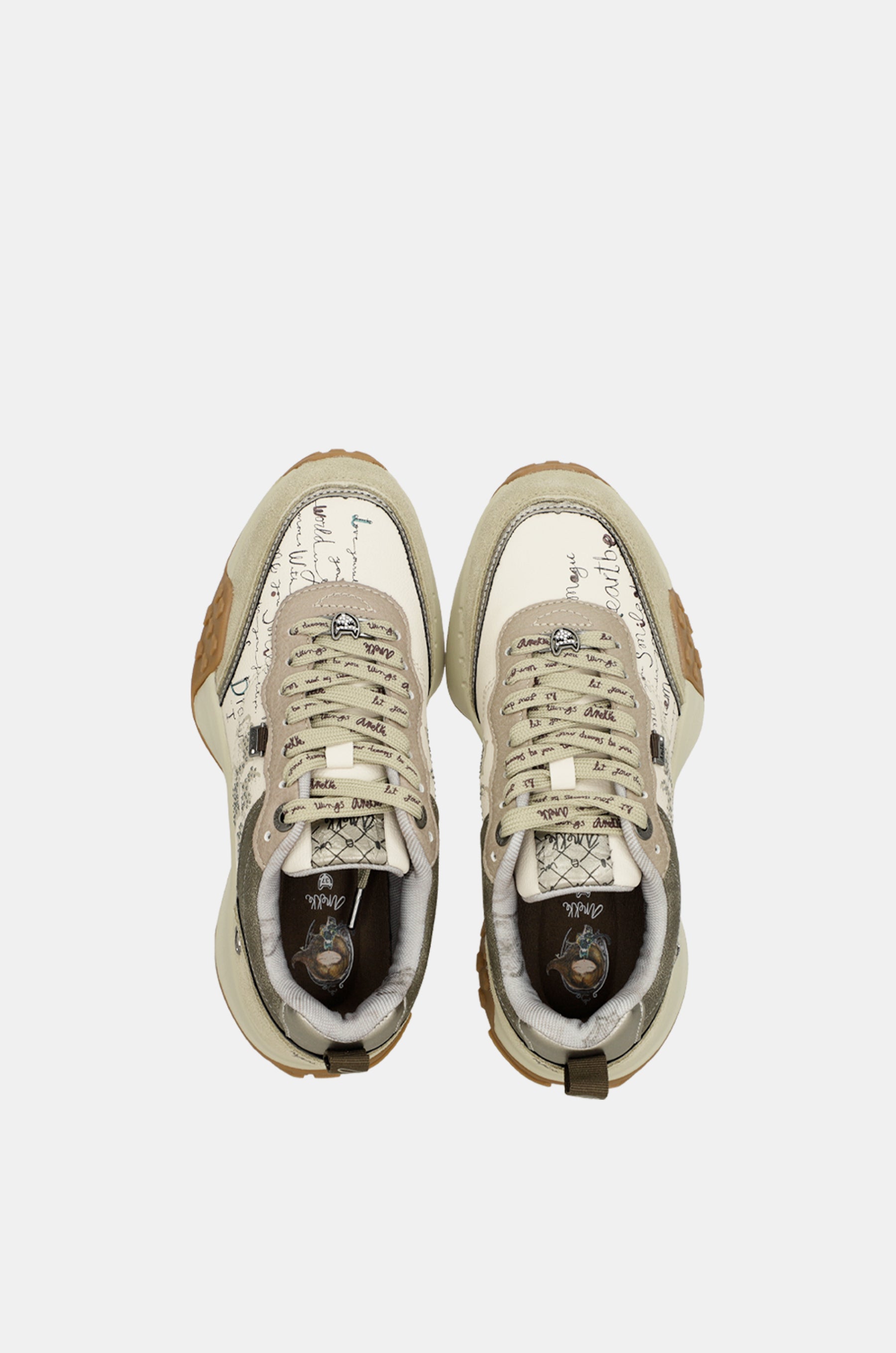 Scarpe sportive beige fantasia