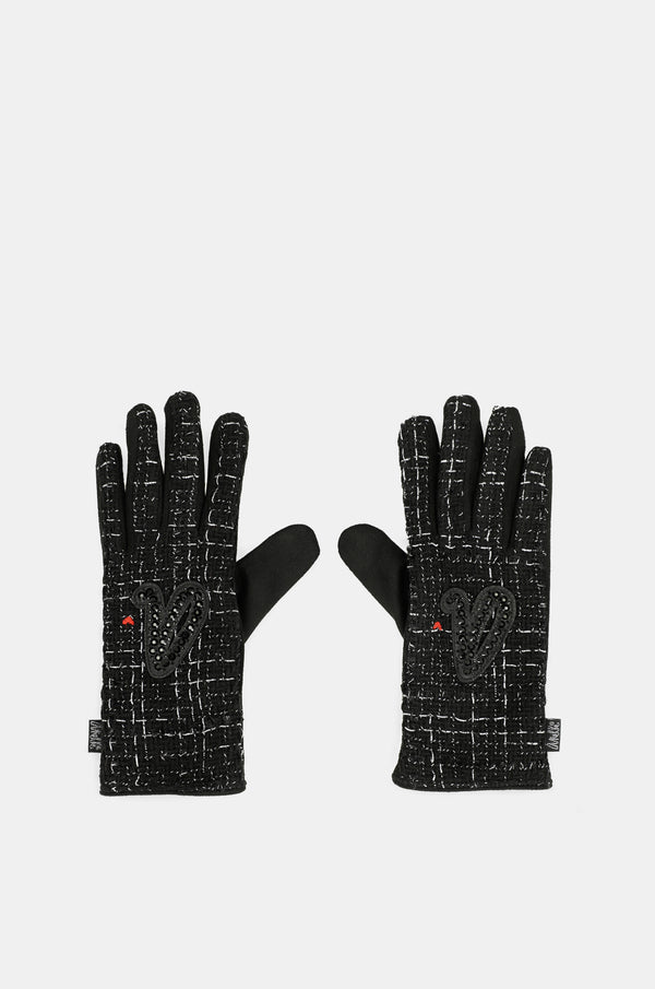 Guanti tweed