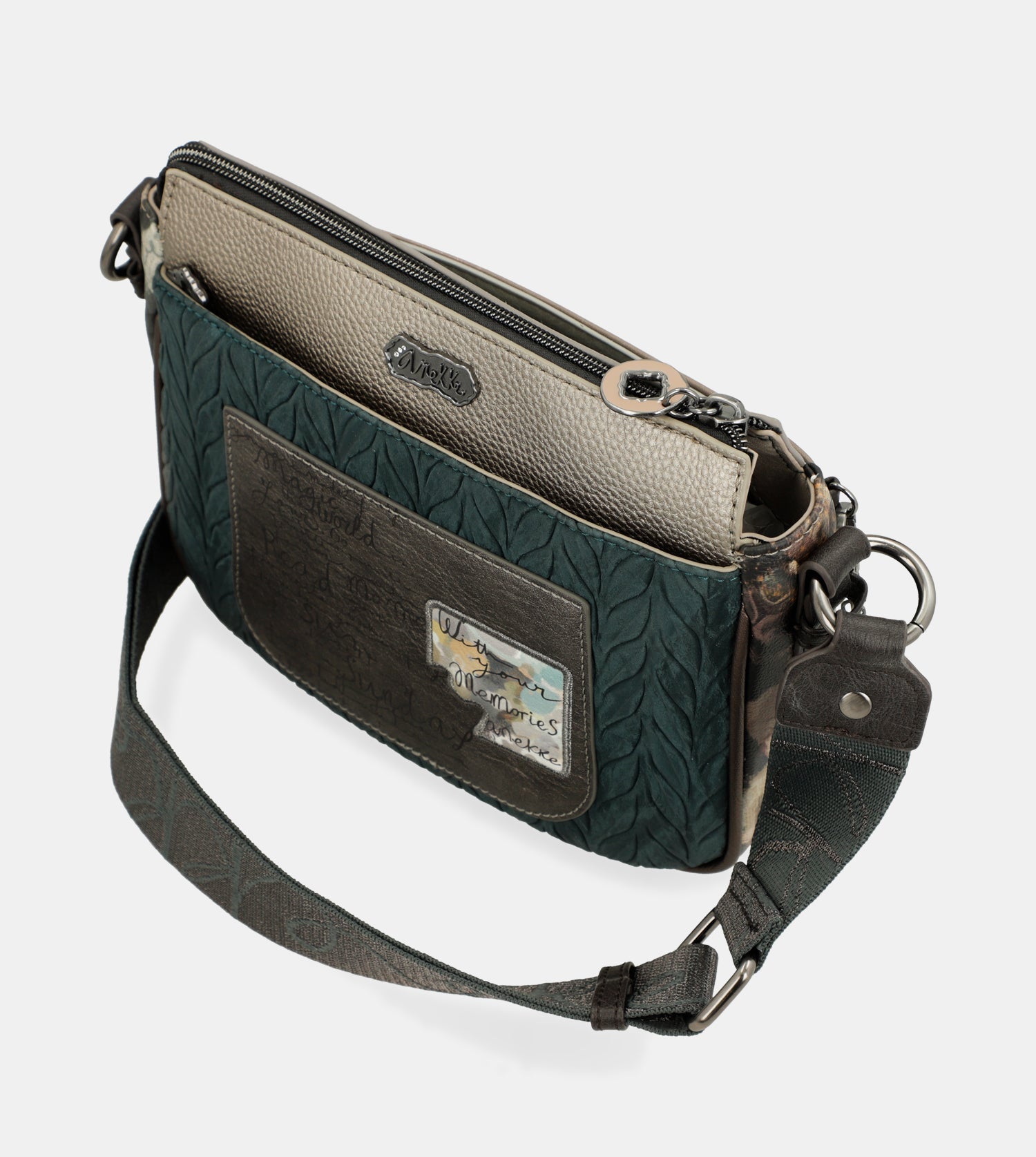 Tracolla media 3 scomparti Real