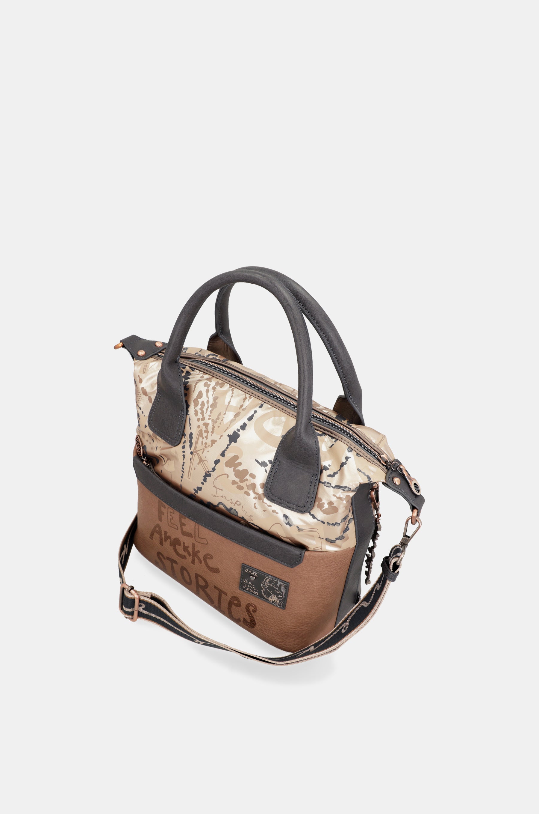 Borsa con manico e tracolla Intentions