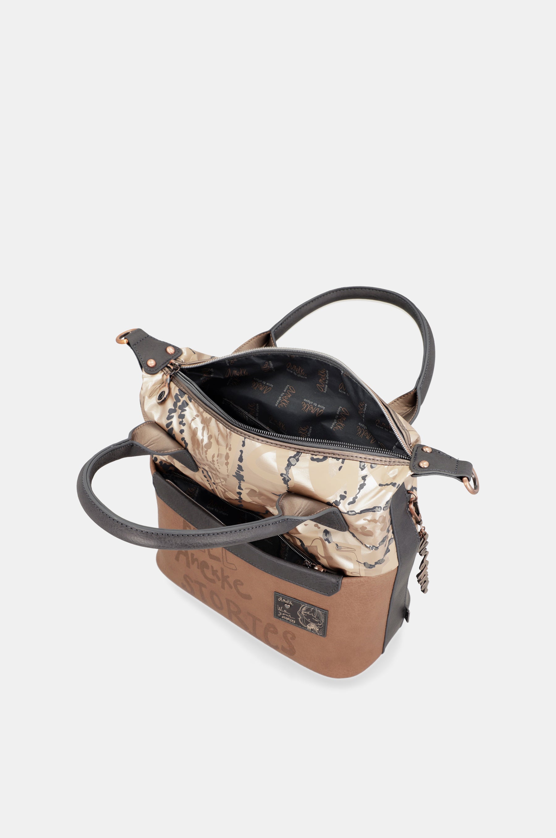 Borsa con manico e tracolla Intentions