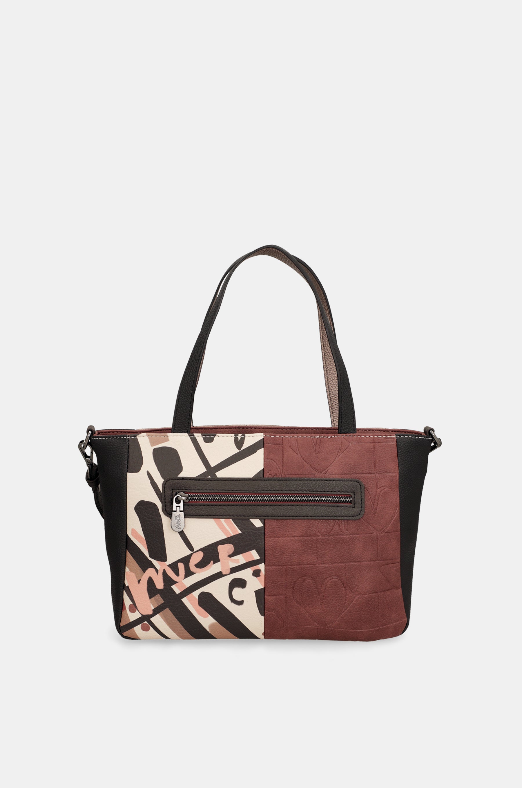 Anekke Borsa A Tracolla Mademoiselle Tote Bag Multicolore - 28x22x11,5 Cm, Tracolla Regolabile E Rimovibile
