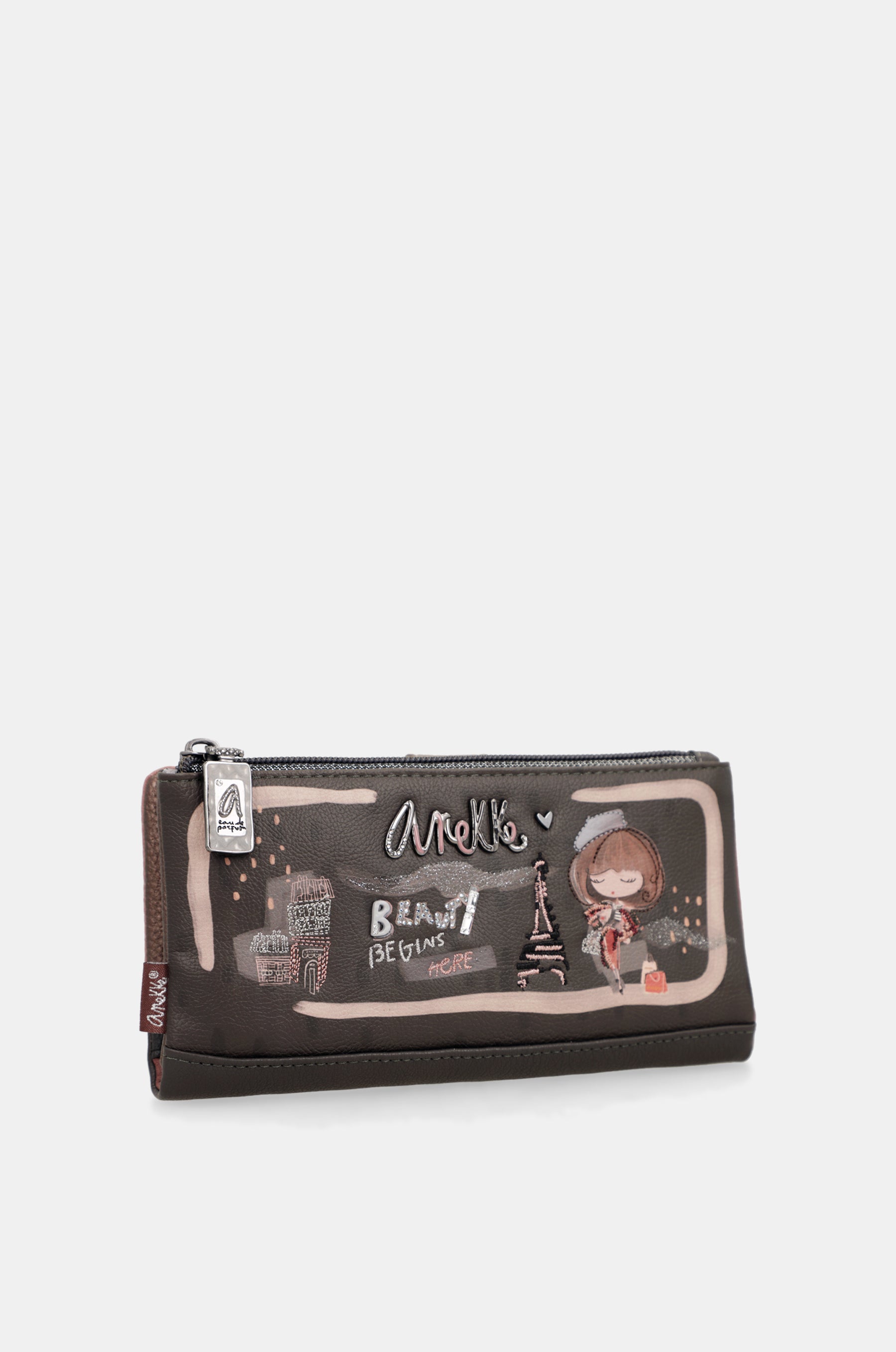 Portafogli grande flessibile RFID Mademoiselle