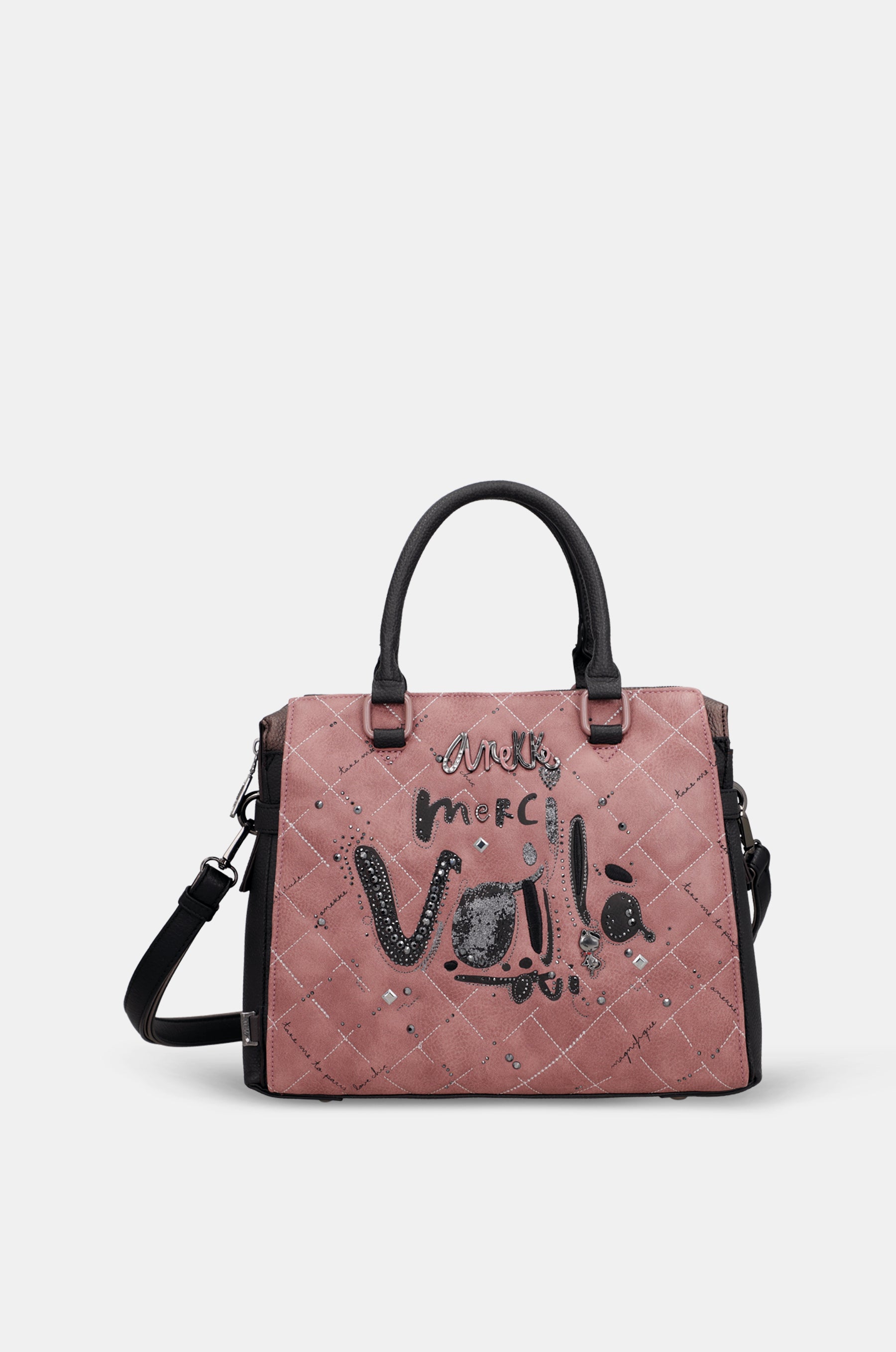 Borsa manico corto e tracolla Parisian