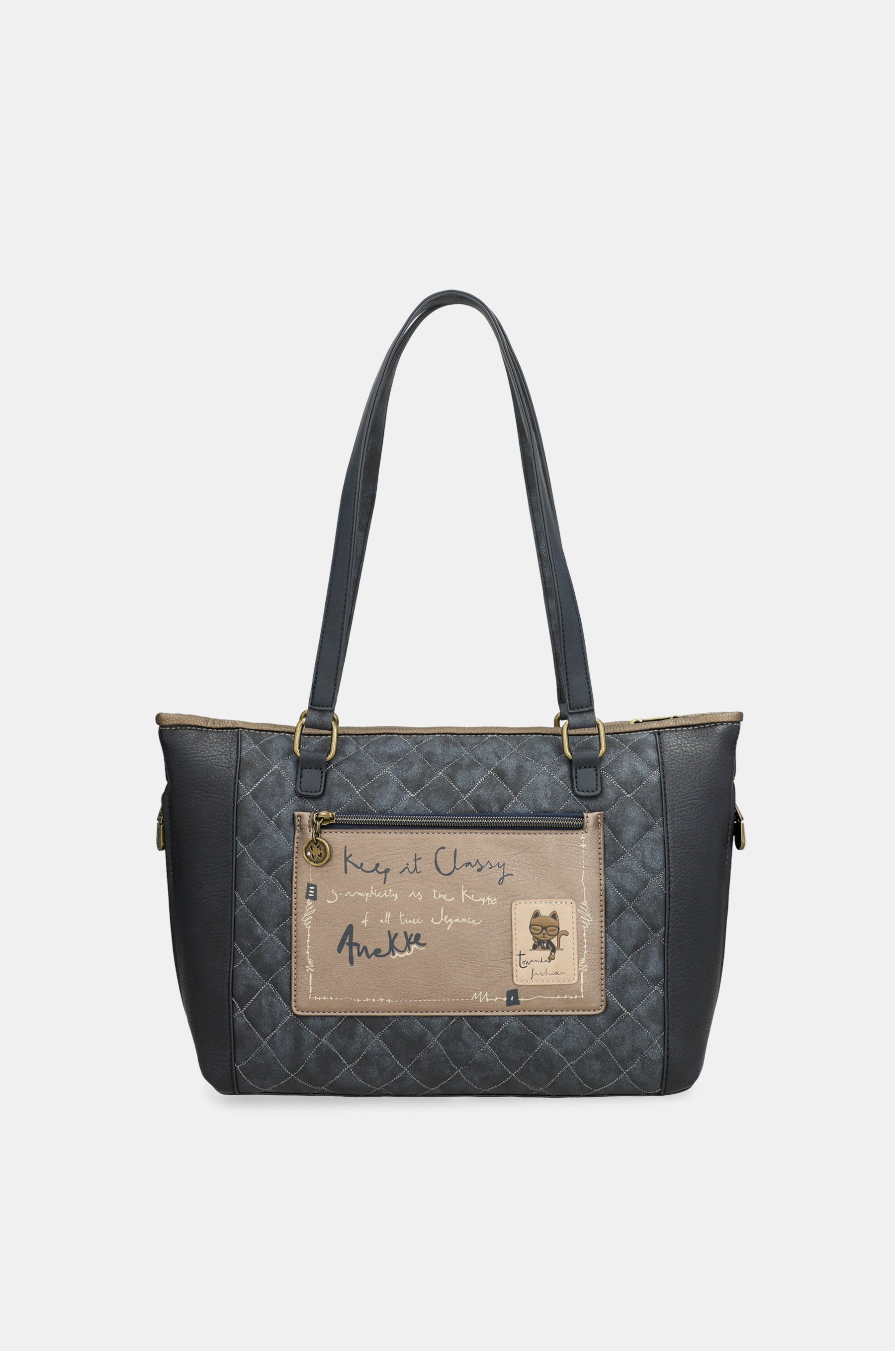 Borsa shopper con tracolla Studio