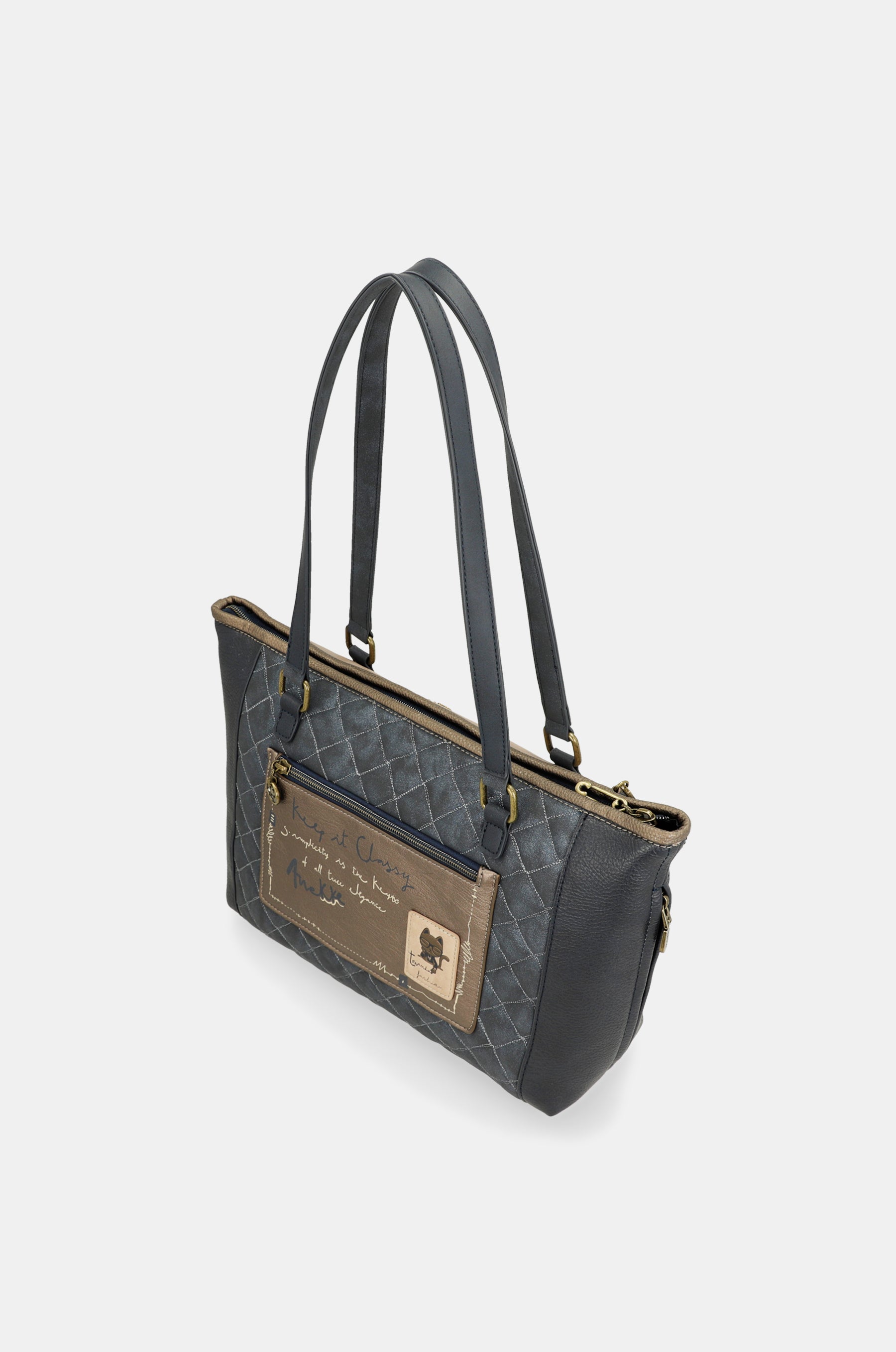 Borsa shopper con tracolla Studio