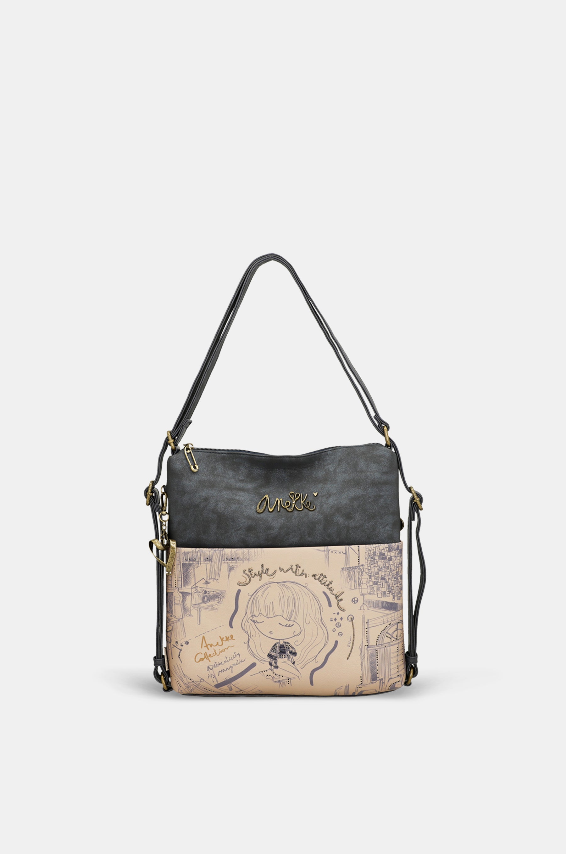 Borsa trasformabile in zaino Studio
