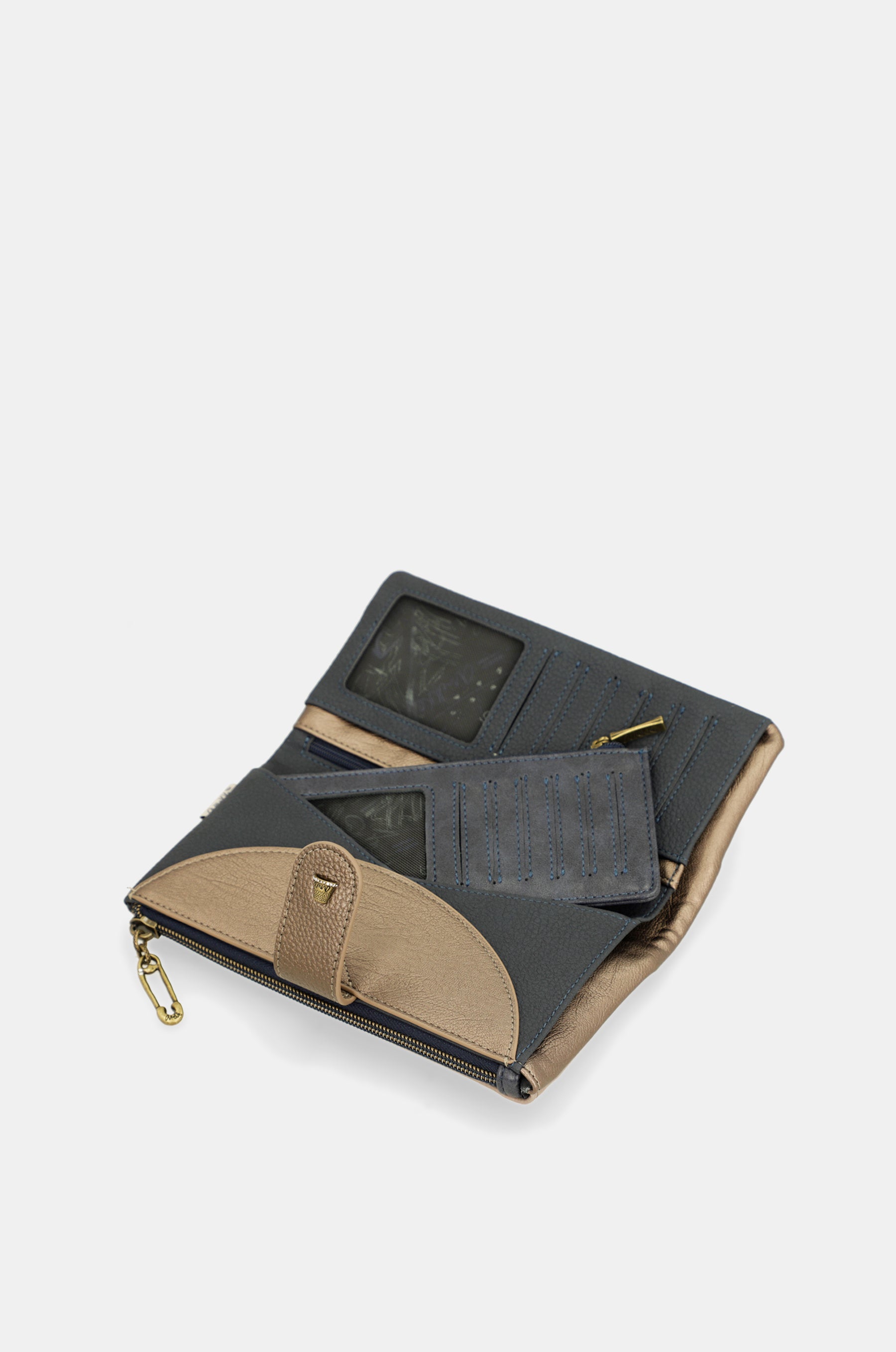 Portafogli grande flessibile RFID Studio
