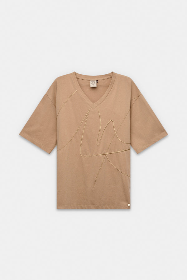Maglietta beige