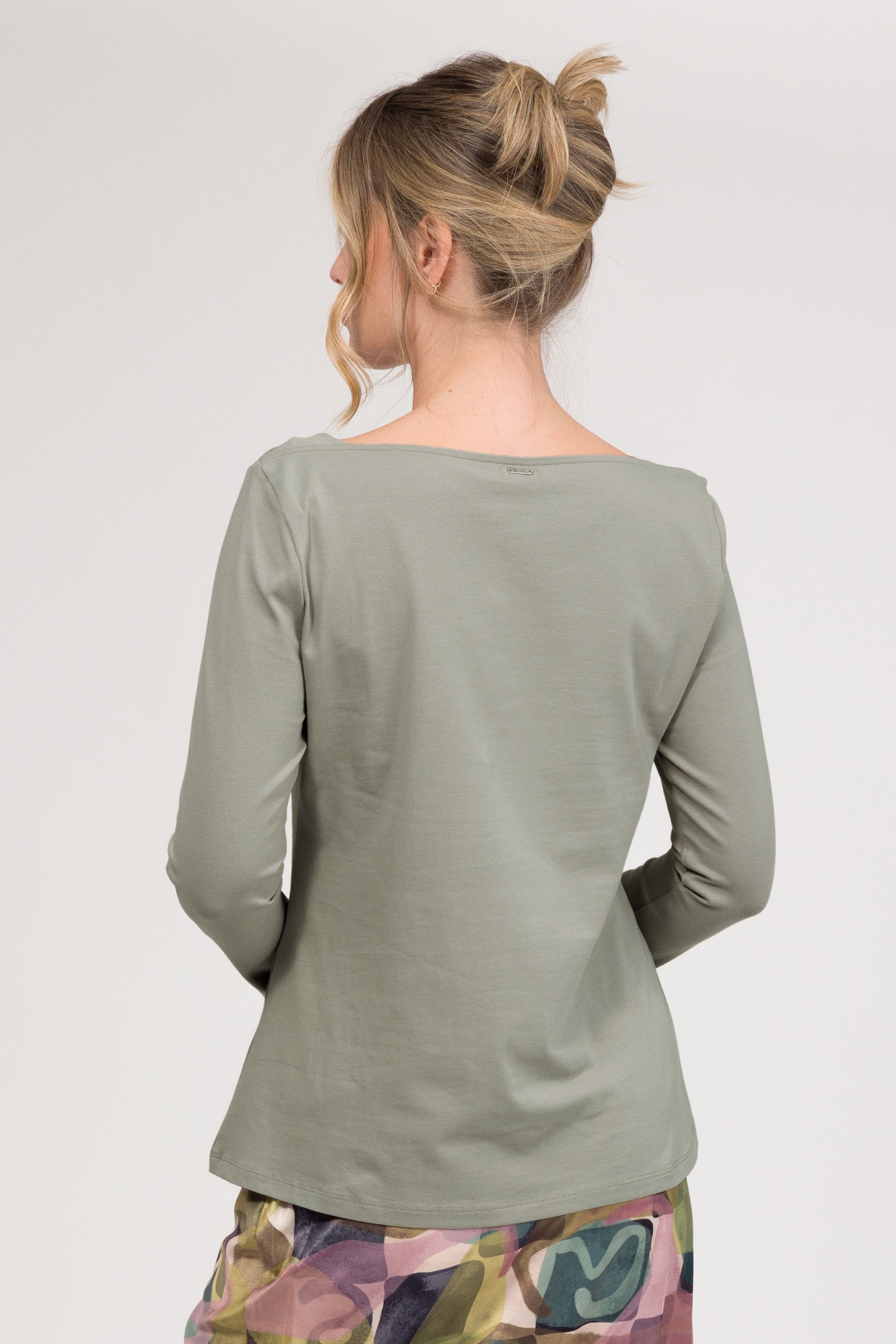 Maglietta a maniche lunghe con logo