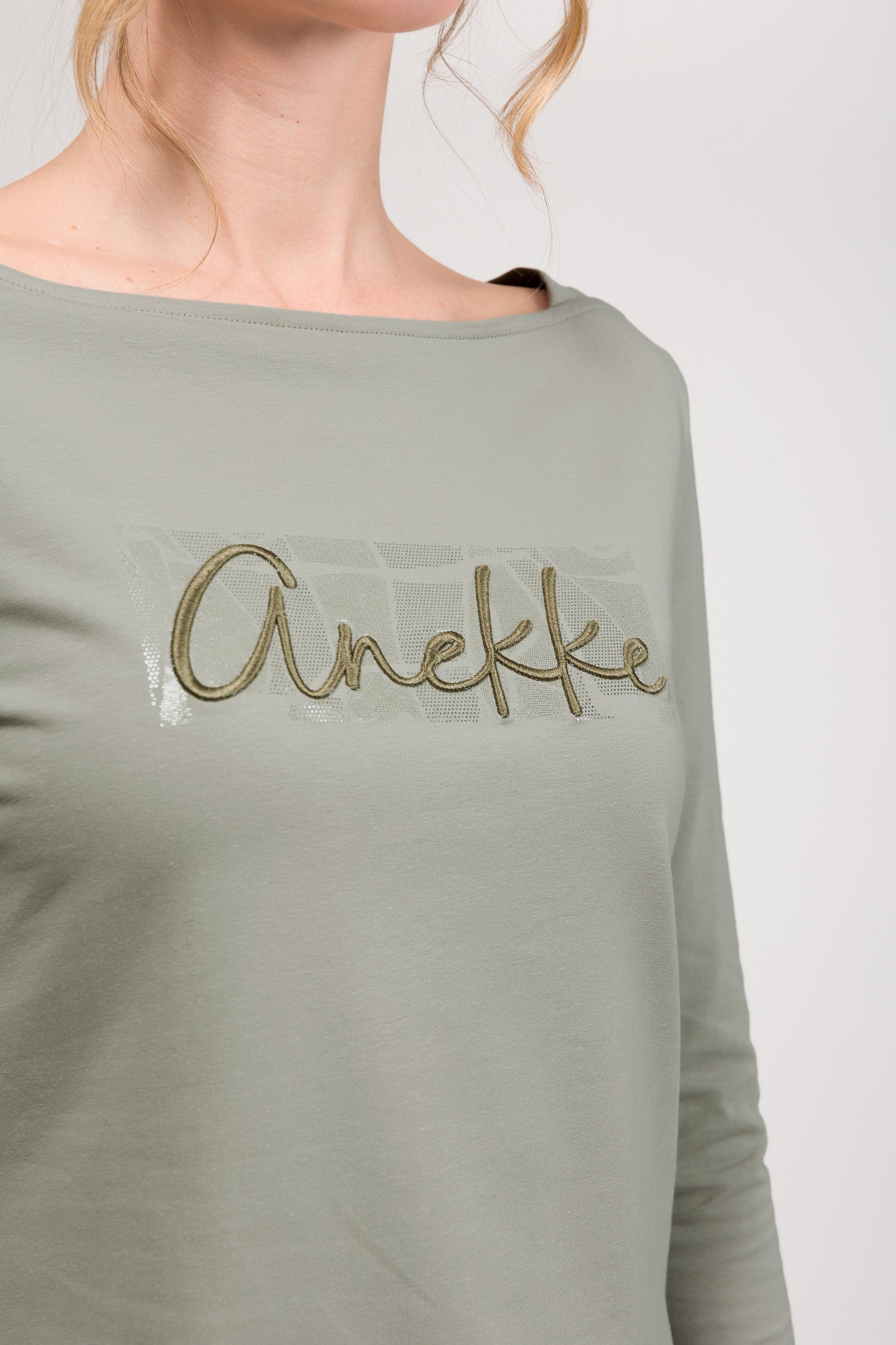 Maglietta a maniche lunghe con logo