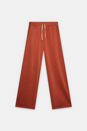 Pantaloni color mattone
