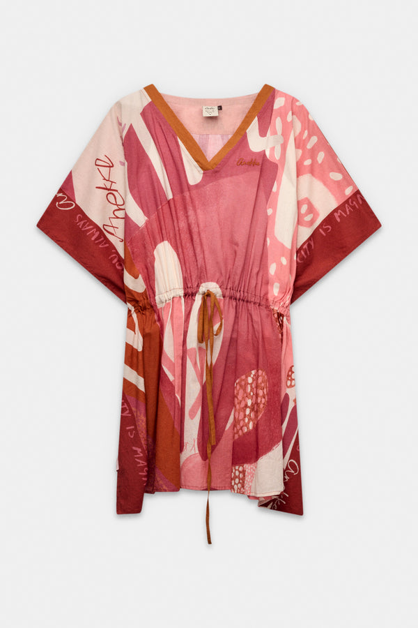 Caftano con stampa