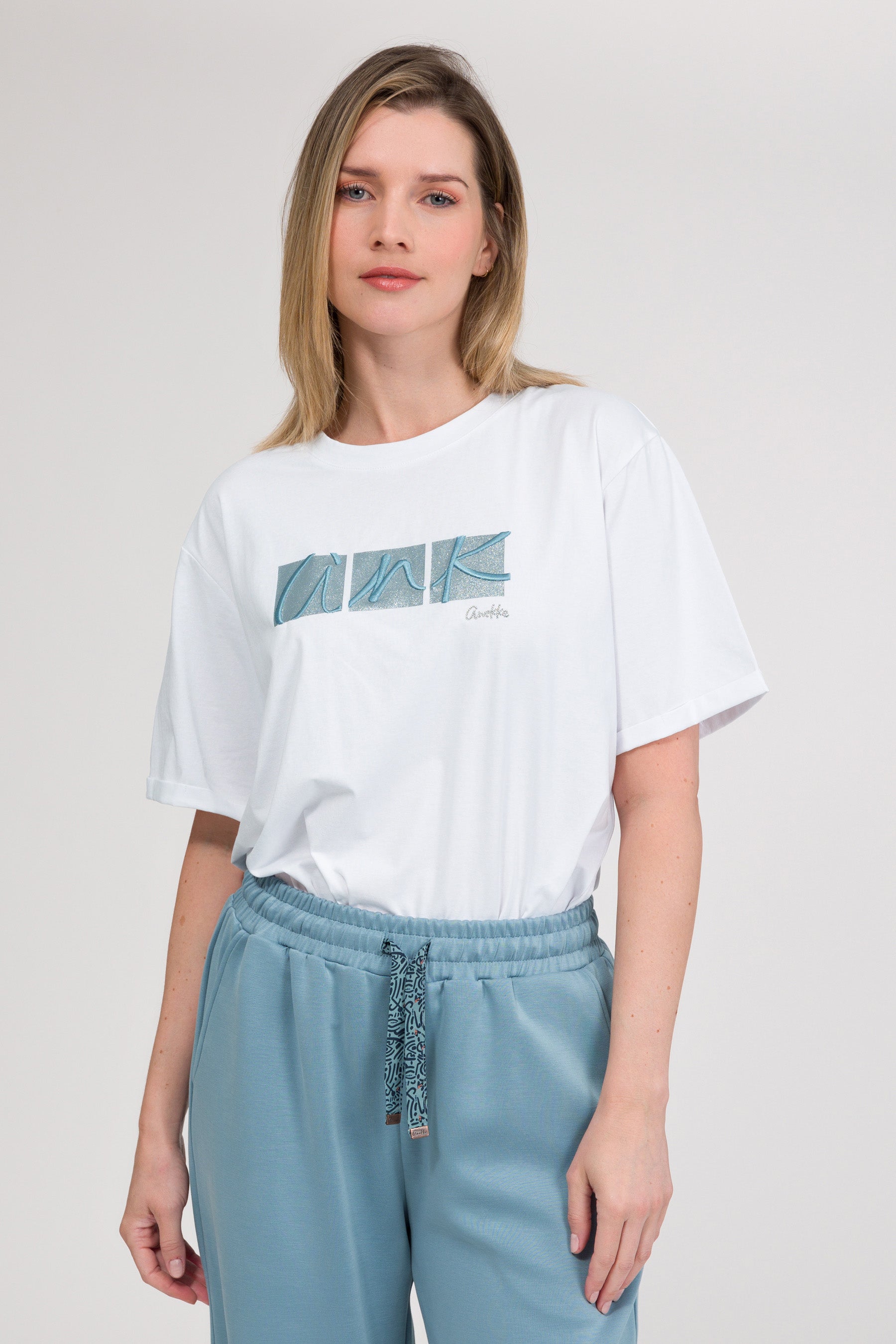 Maglietta a maniche corte bianca