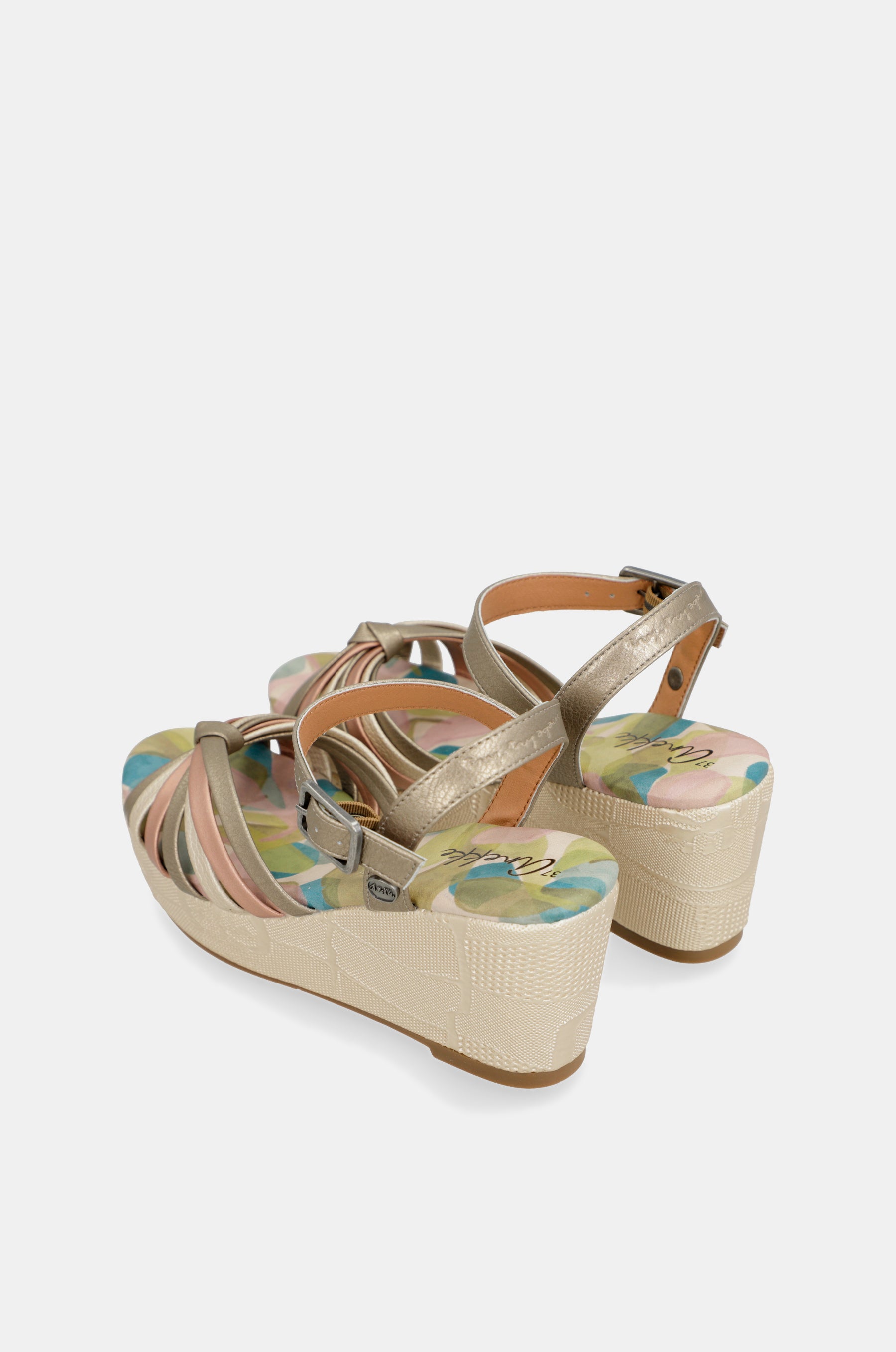 Sandali incrociati stampati Bloom