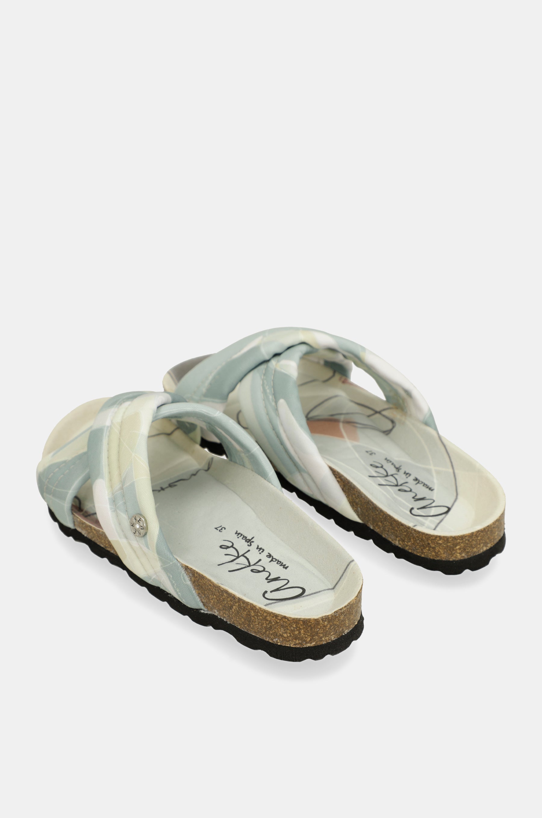 Sandali incrociati blu