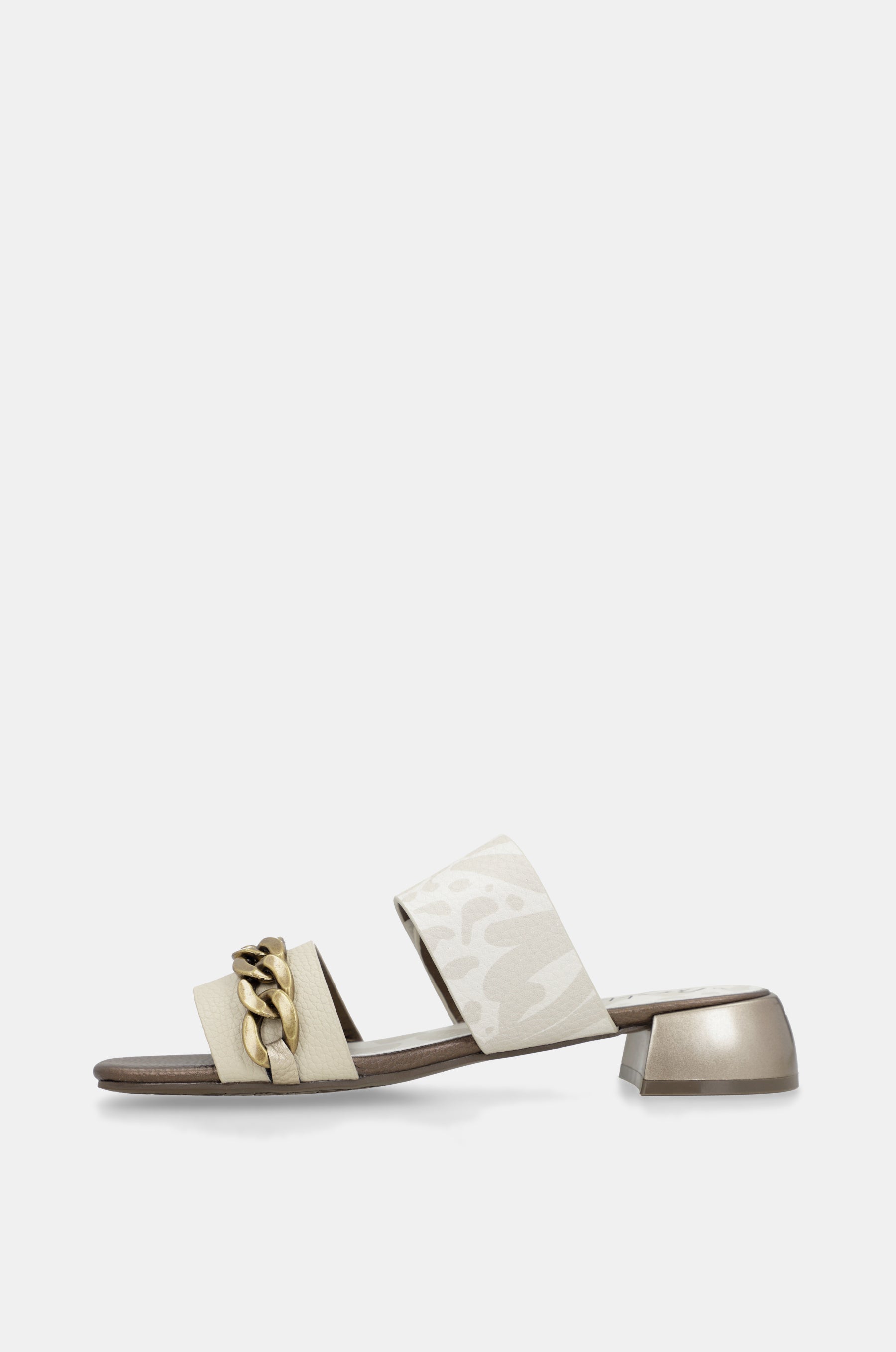 Sandali con tacco e maglie Gaia