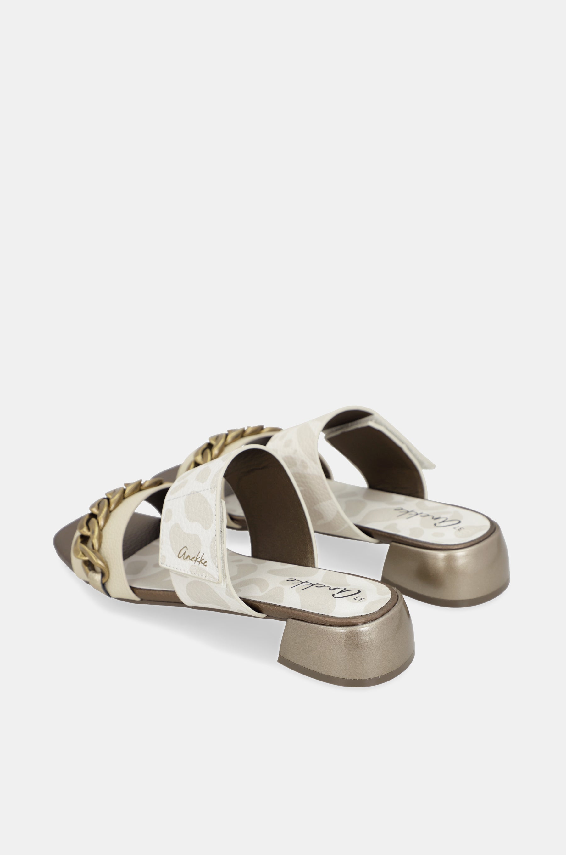 Sandali con tacco e maglie Gaia