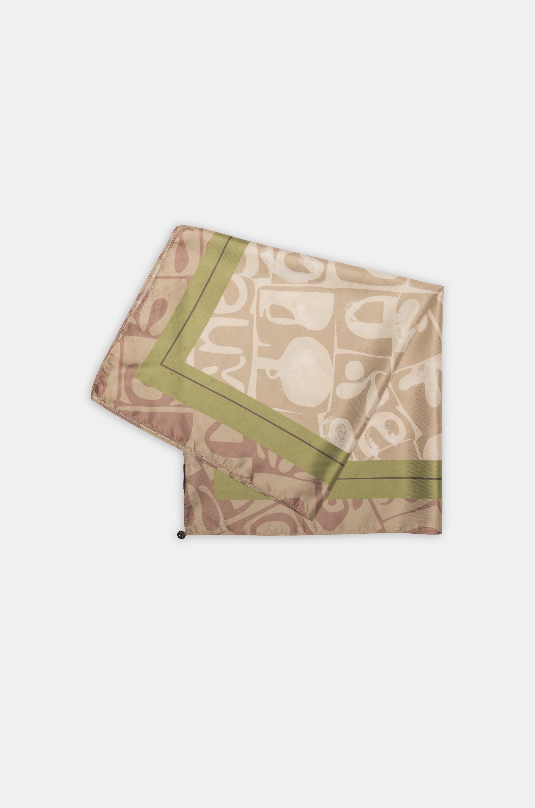 Foulard quadrato con stampa Muse