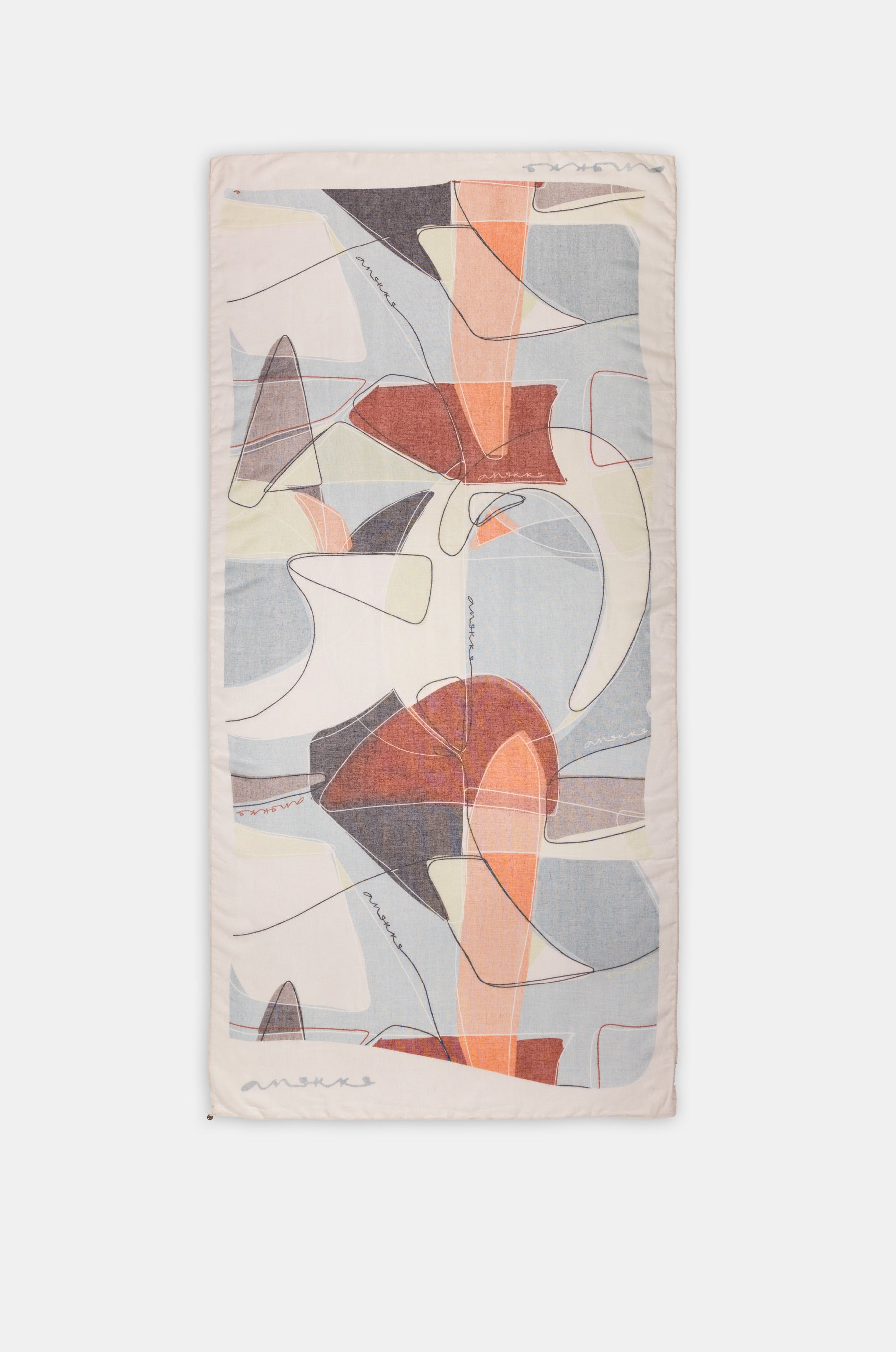 Foulard con stampa Eikon